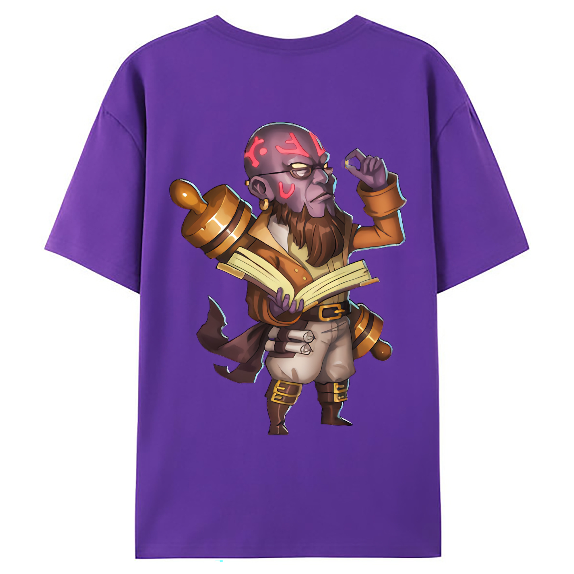 （画像用） リーグ・オブ・レジェンド League of Legends LOL 綿100％ メンズ半袖Tシャツ（バックプリント） 通気性