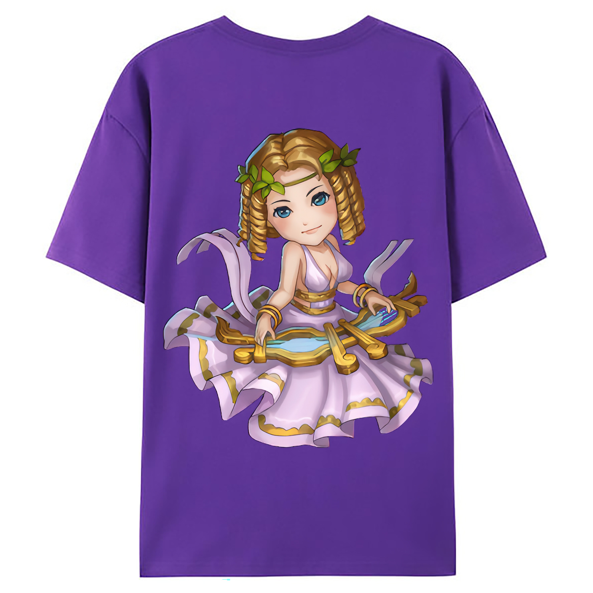 （画像用） リーグ・オブ・レジェンド League of Legends LOL 綿100％ メンズ半袖Tシャツ（バックプリント） 通気性