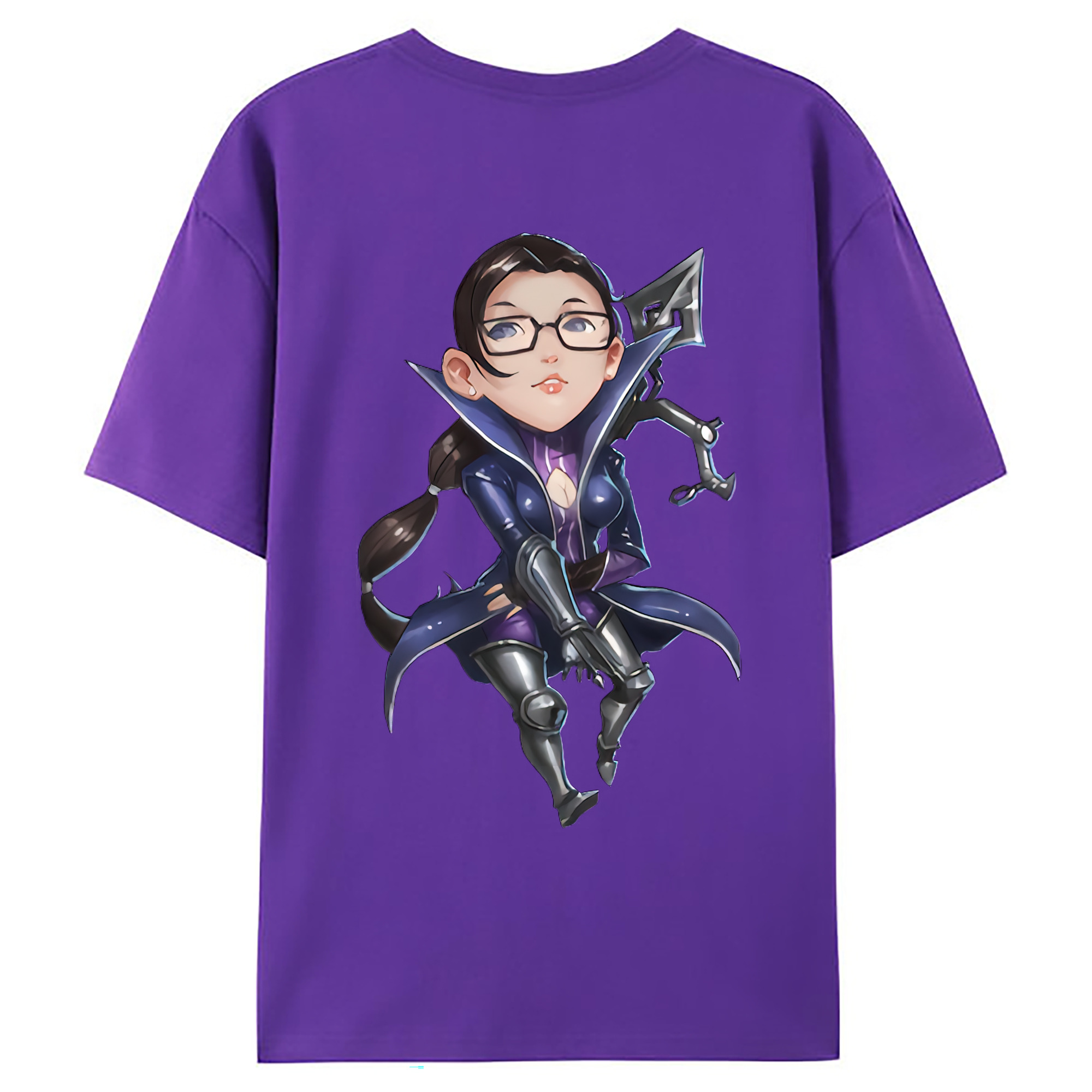 （画像用） リーグ・オブ・レジェンド League of Legends LOL 綿100％ メンズ半袖Tシャツ（バックプリント） 通気性