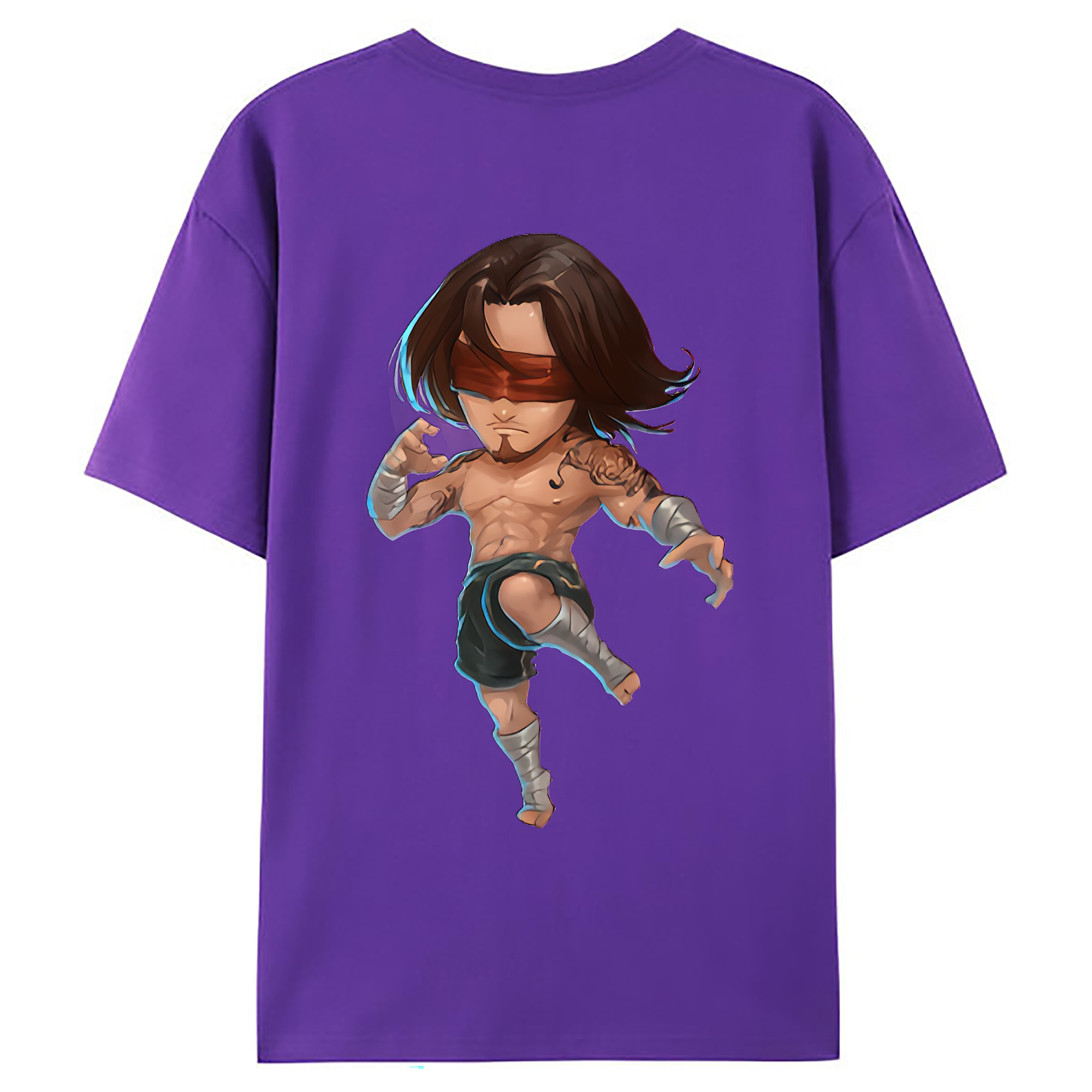 （画像用） リーグ・オブ・レジェンド League of Legends LOL 綿100％ メンズ半袖Tシャツ（バックプリント） 通気性