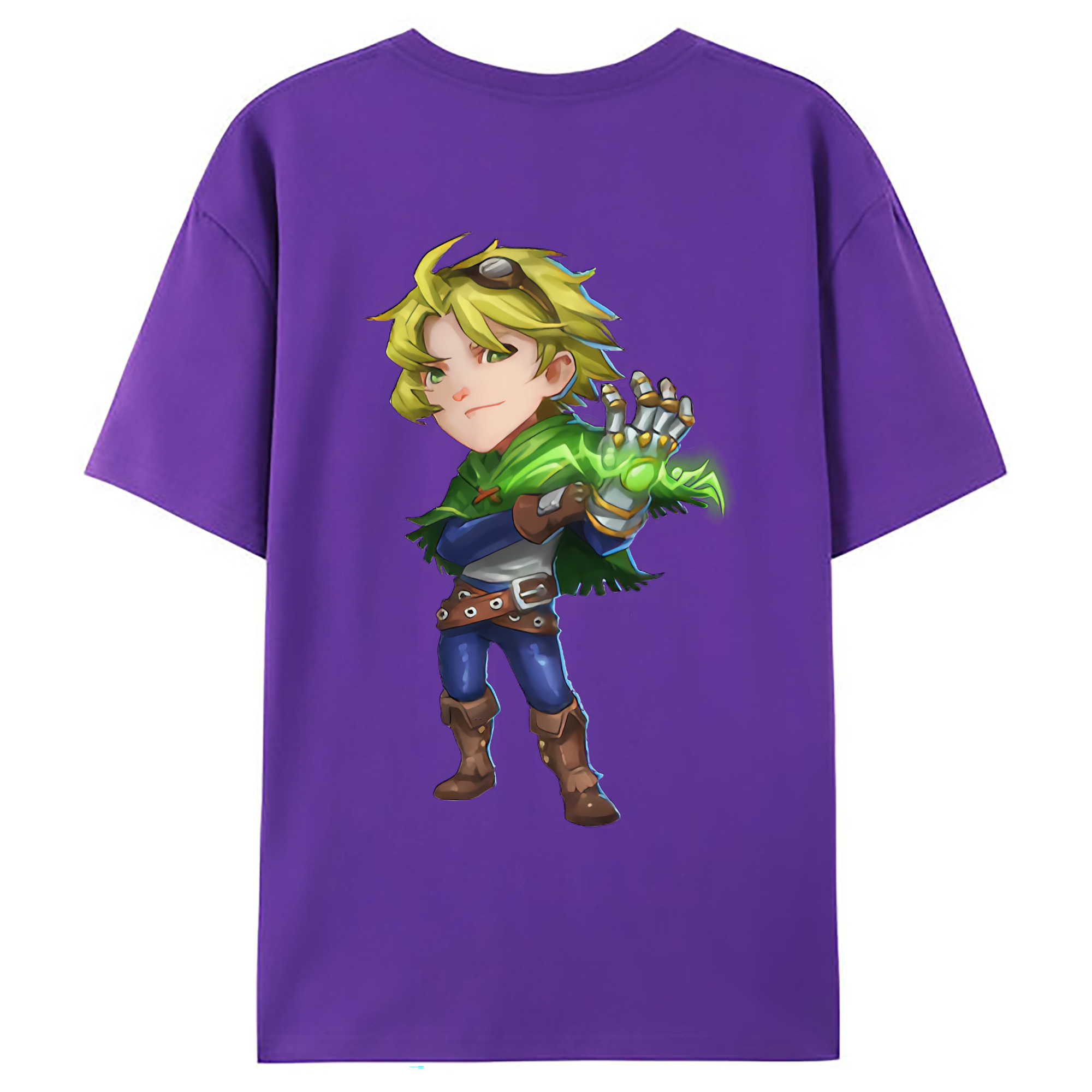 （画像用） リーグ・オブ・レジェンド League of Legends LOL 綿100％ メンズ半袖Tシャツ（バックプリント） 通気性