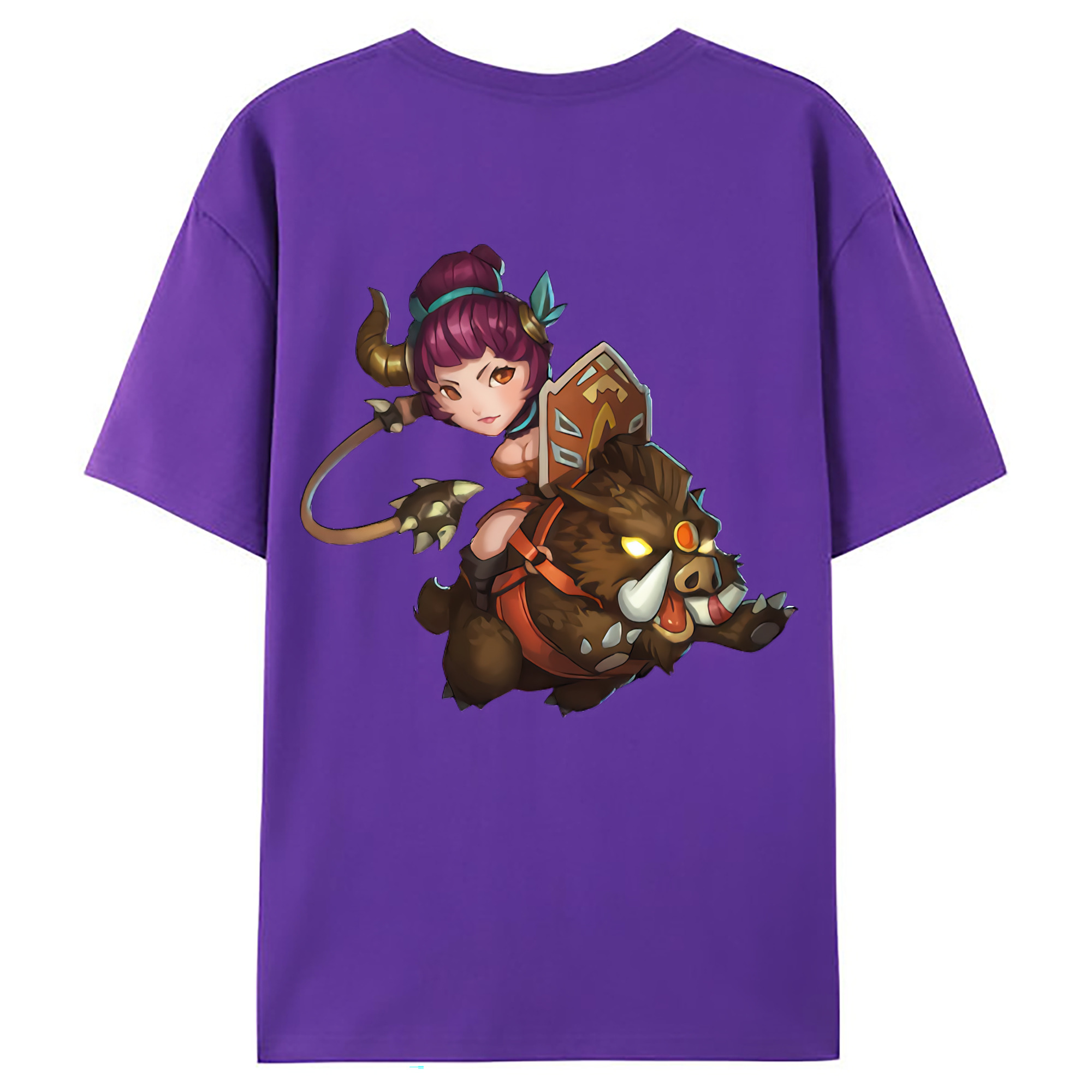 （画像用） リーグ・オブ・レジェンド League of Legends LOL 綿100％ メンズ半袖Tシャツ（バックプリント） 通気性