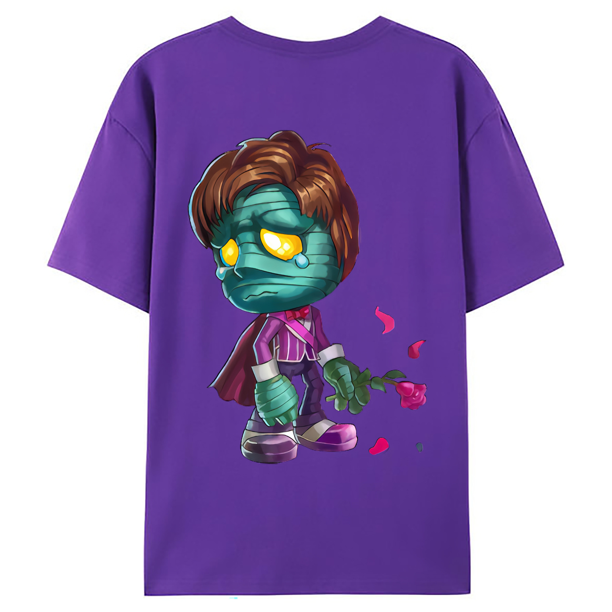 （画像用） リーグ・オブ・レジェンド League of Legends LOL 綿100％ メンズ半袖Tシャツ（バックプリント） 通気性