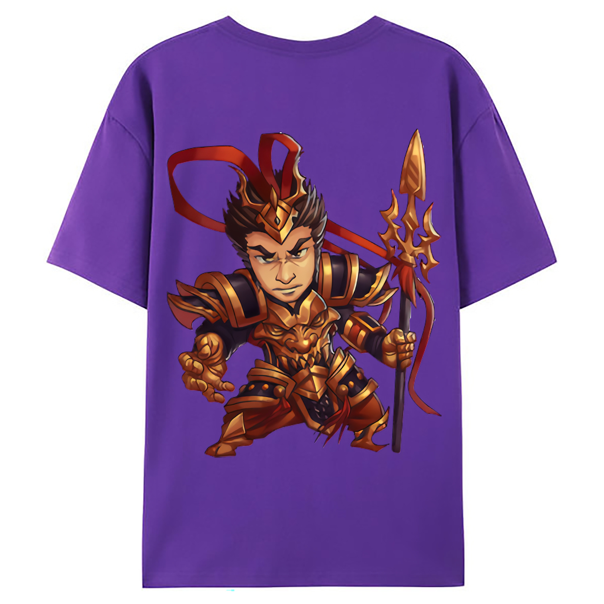 （画像用） リーグ・オブ・レジェンド League of Legends LOL 綿100％ メンズ半袖Tシャツ（バックプリント） 通気性