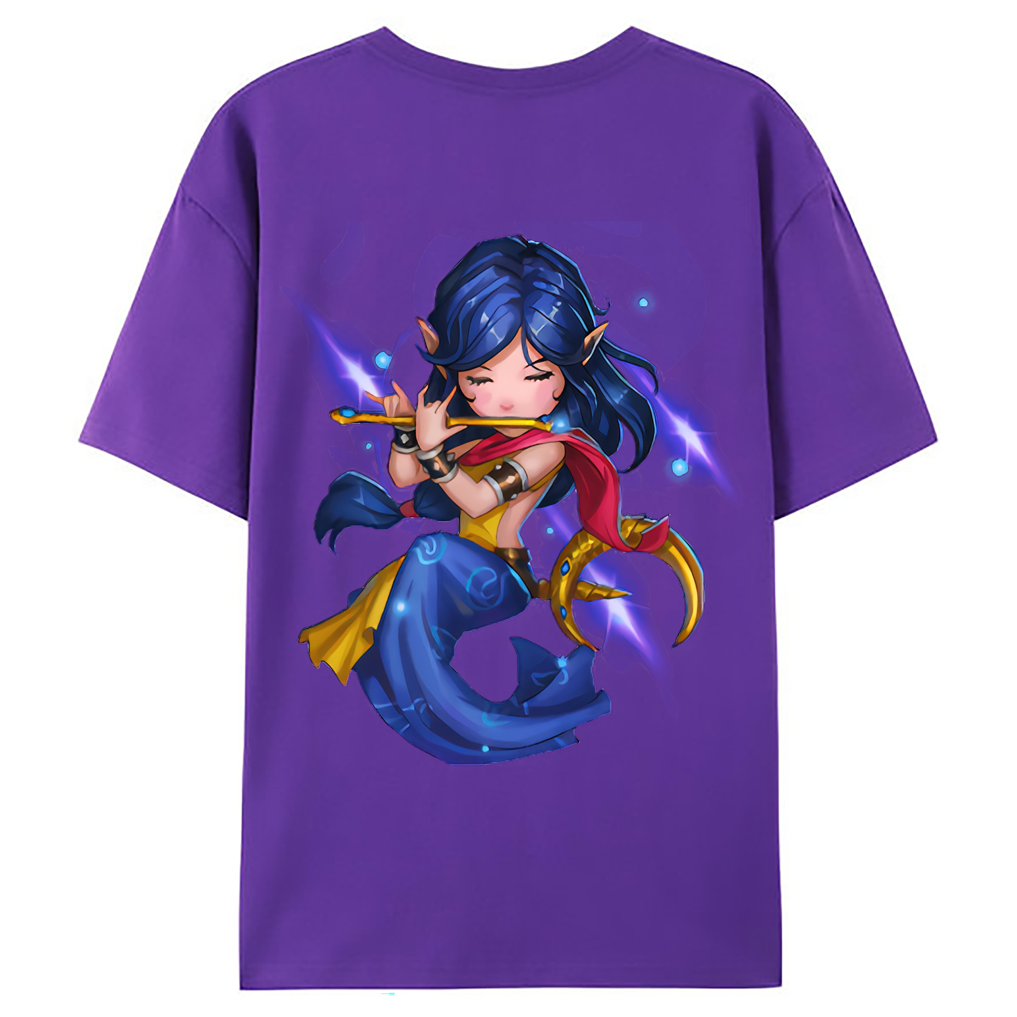 （画像用） リーグ・オブ・レジェンド League of Legends LOL 綿100％ メンズ半袖Tシャツ（バックプリント） 通気性