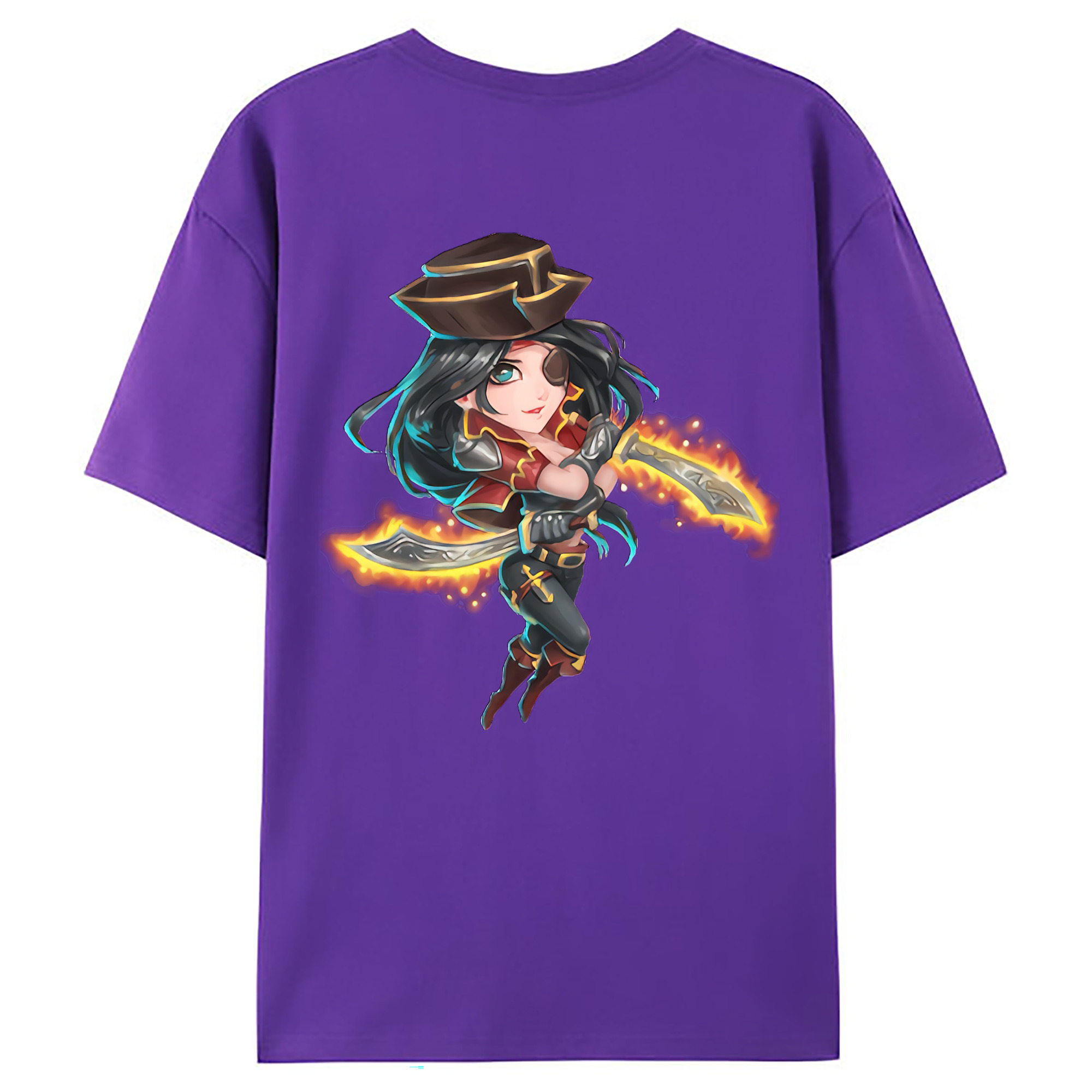 （画像用） リーグ・オブ・レジェンド League of Legends LOL 綿100％ メンズ半袖Tシャツ（バックプリント） 通気性