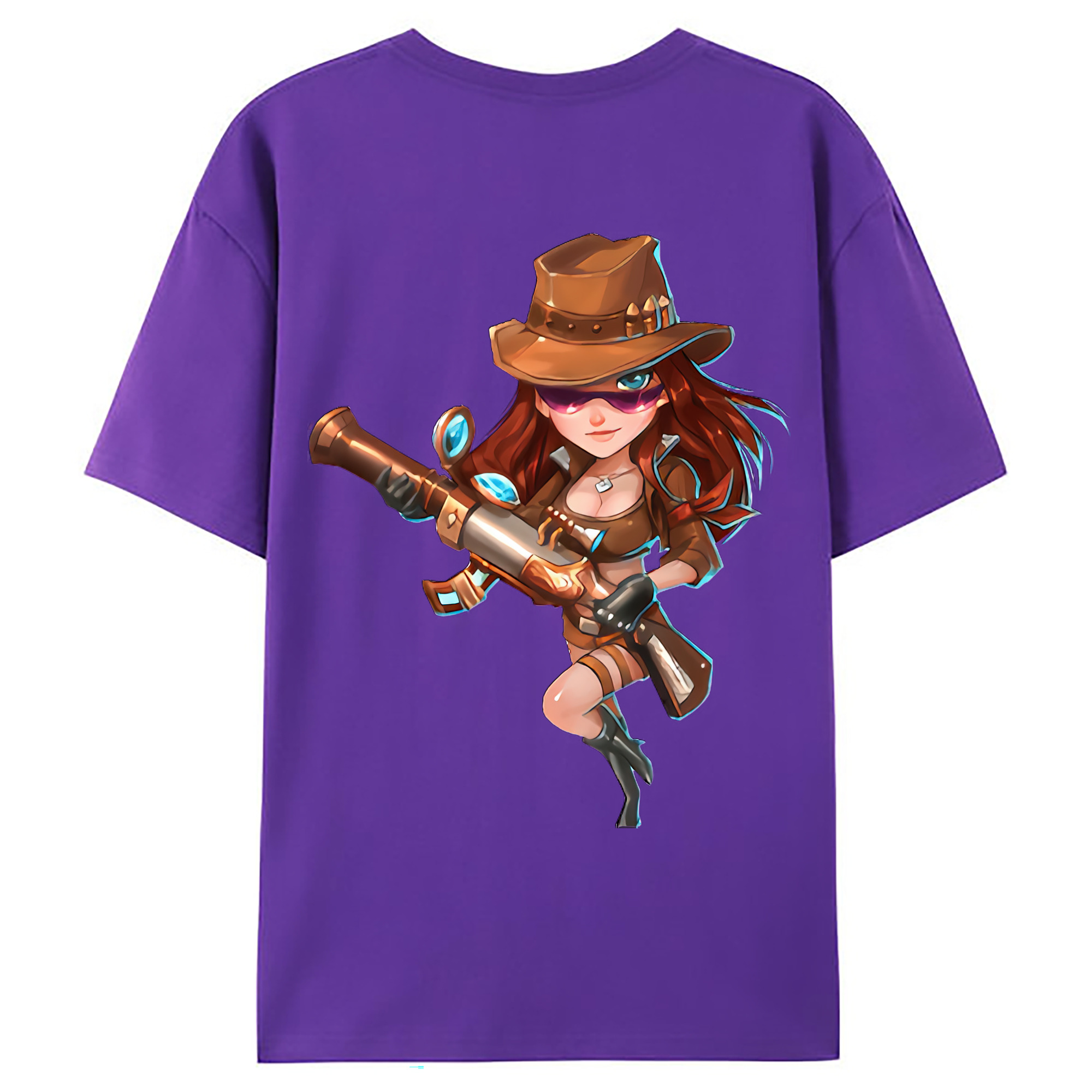 （画像用） リーグ・オブ・レジェンド League of Legends LOL 綿100％ メンズ半袖Tシャツ（バックプリント） 通気性