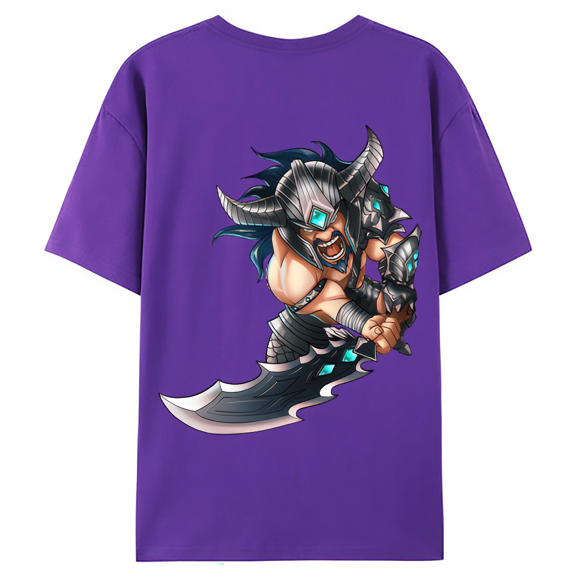 （画像用） リーグ・オブ・レジェンド League of Legends LOL 綿100％ メンズ半袖Tシャツ（バックプリント） 通気性