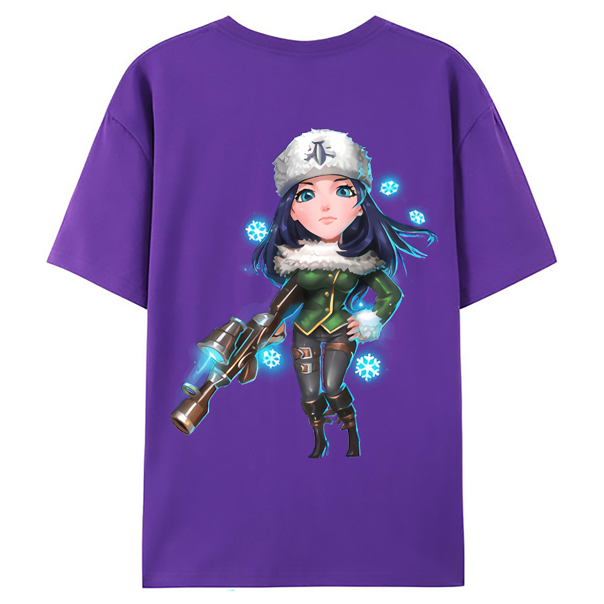 （画像用） リーグ・オブ・レジェンド League of Legends LOL 綿100％ メンズ半袖Tシャツ（バックプリント） 通気性