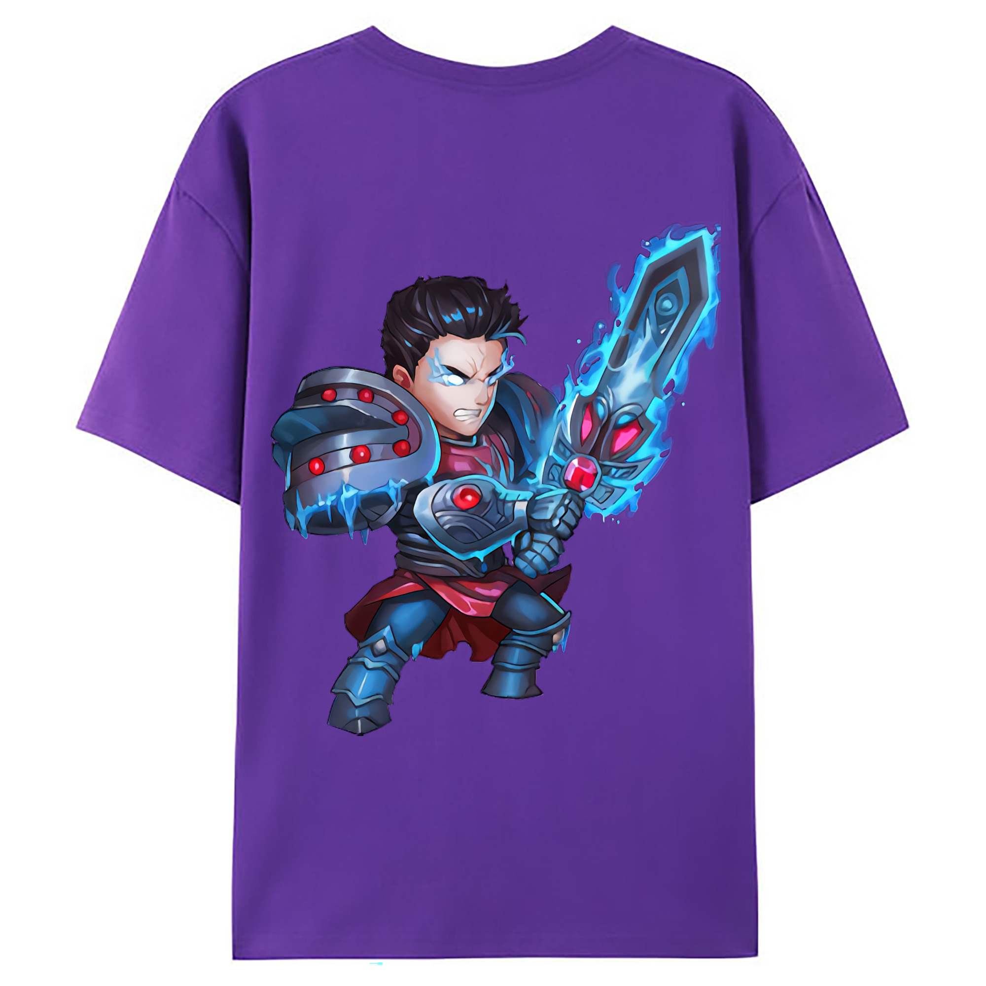 （画像用） リーグ・オブ・レジェンド League of Legends LOL 綿100％ メンズ半袖Tシャツ（バックプリント） 通気性