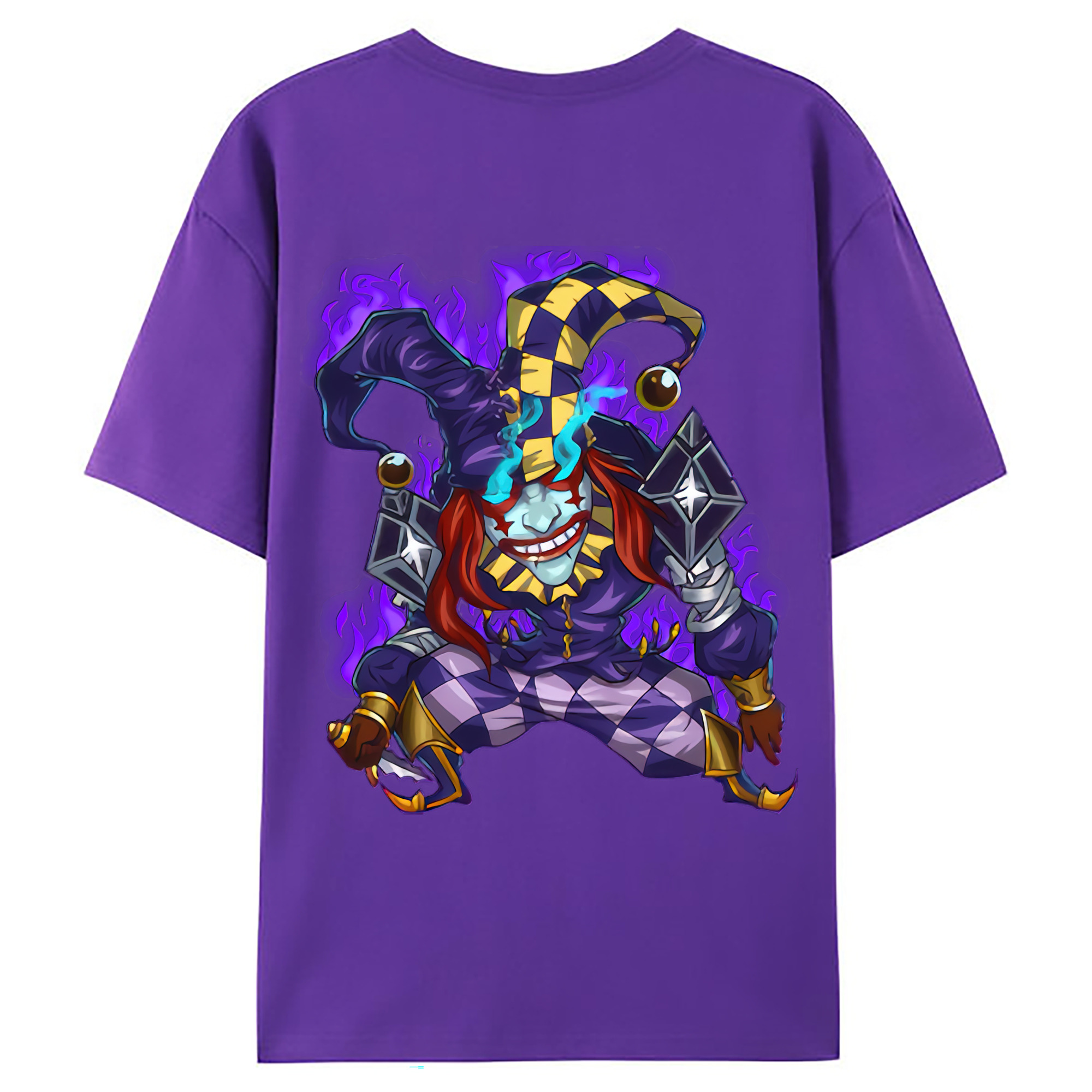 （画像用） リーグ・オブ・レジェンド League of Legends LOL 綿100％ メンズ半袖Tシャツ（バックプリント） 通気性