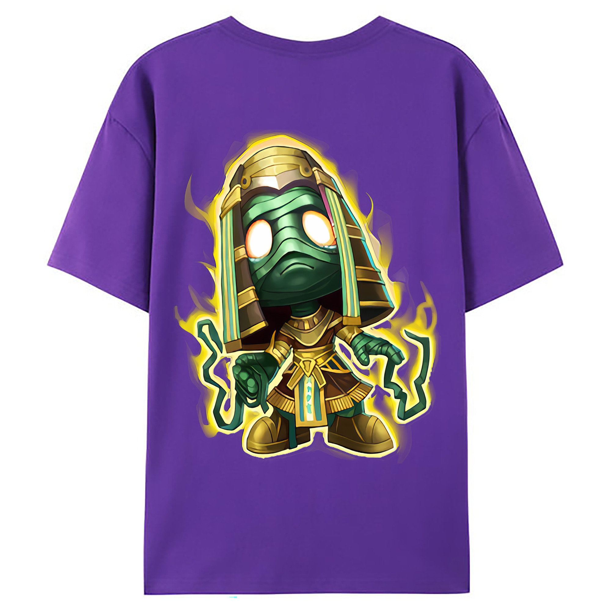（画像用） リーグ・オブ・レジェンド League of Legends LOL 綿100％ メンズ半袖Tシャツ（バックプリント） 通気性