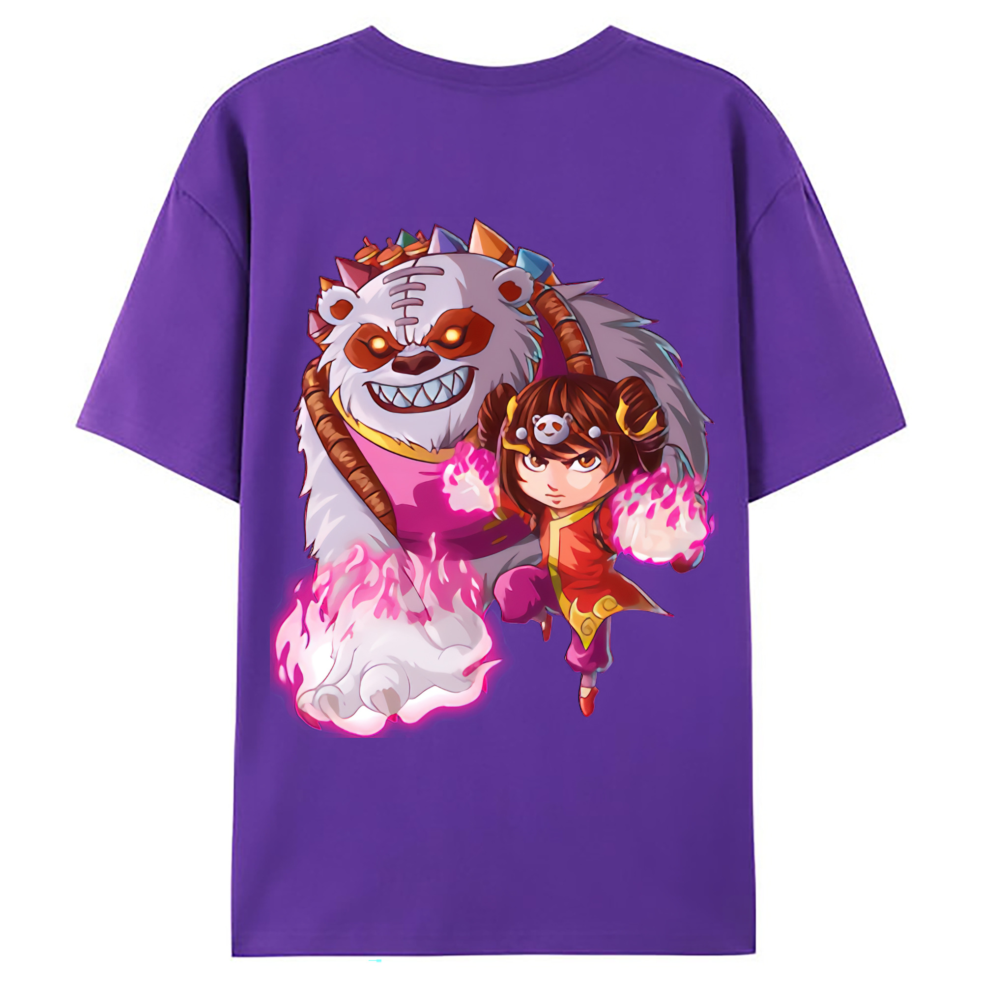 （画像用） リーグ・オブ・レジェンド League of Legends LOL 綿100％ メンズ半袖Tシャツ（バックプリント） 通気性