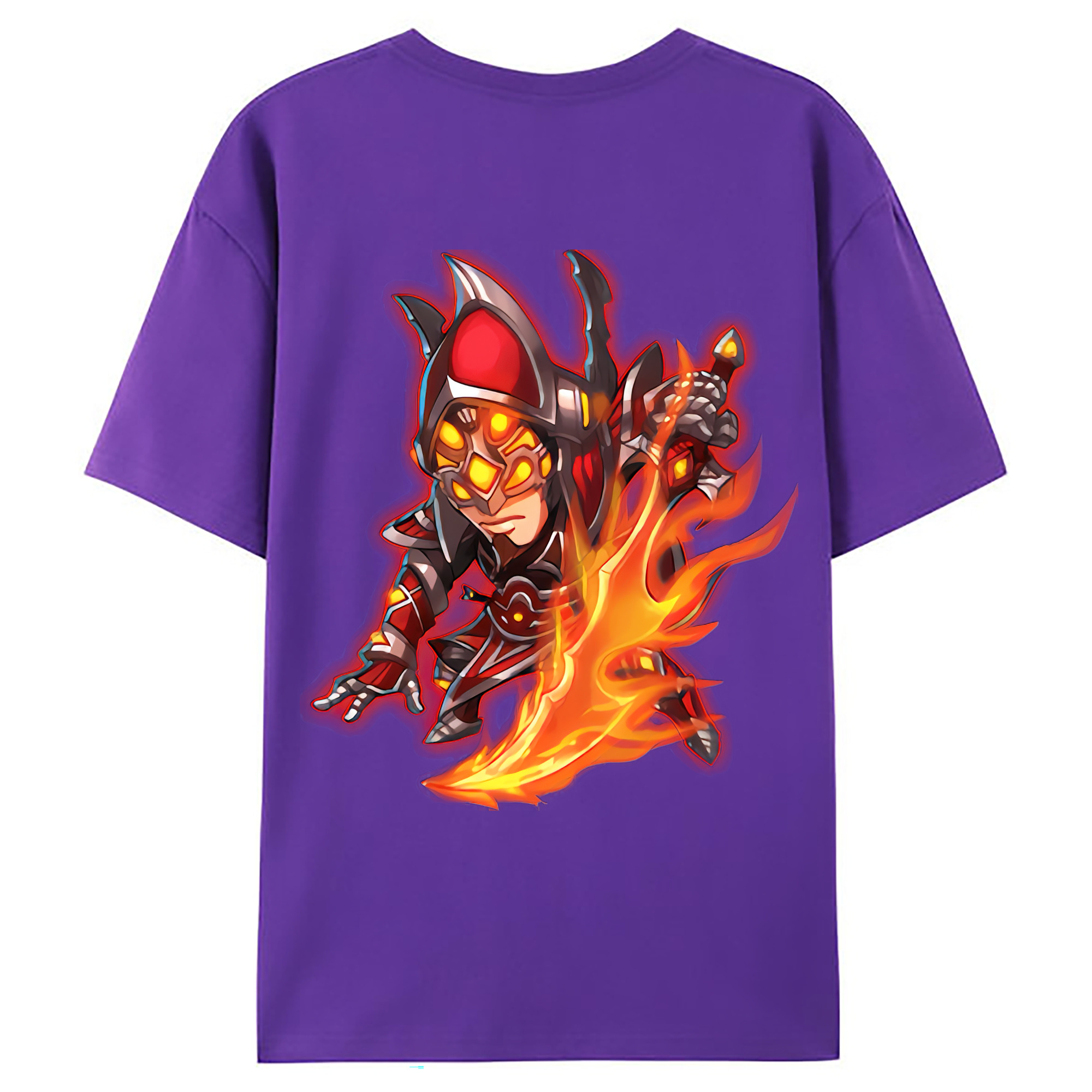 （画像用） リーグ・オブ・レジェンド League of Legends LOL 綿100％ メンズ半袖Tシャツ（バックプリント） 通気性
