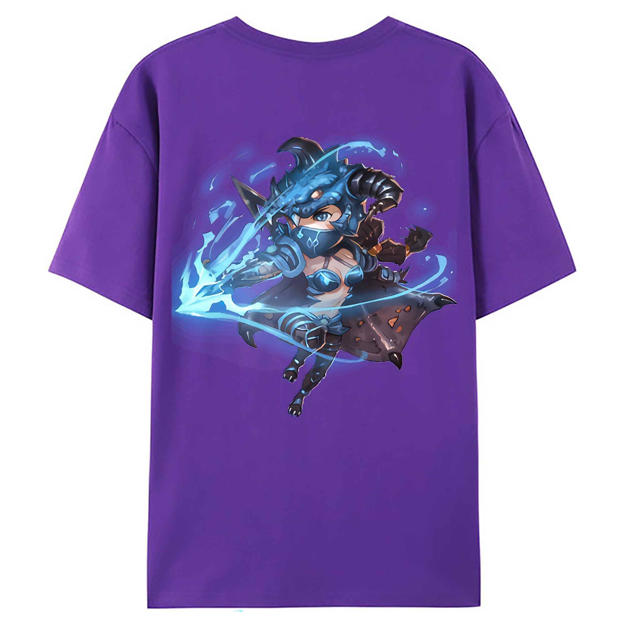 （画像用） リーグ・オブ・レジェンド League of Legends LOL 綿100％ メンズ半袖Tシャツ（バックプリント） 通気性