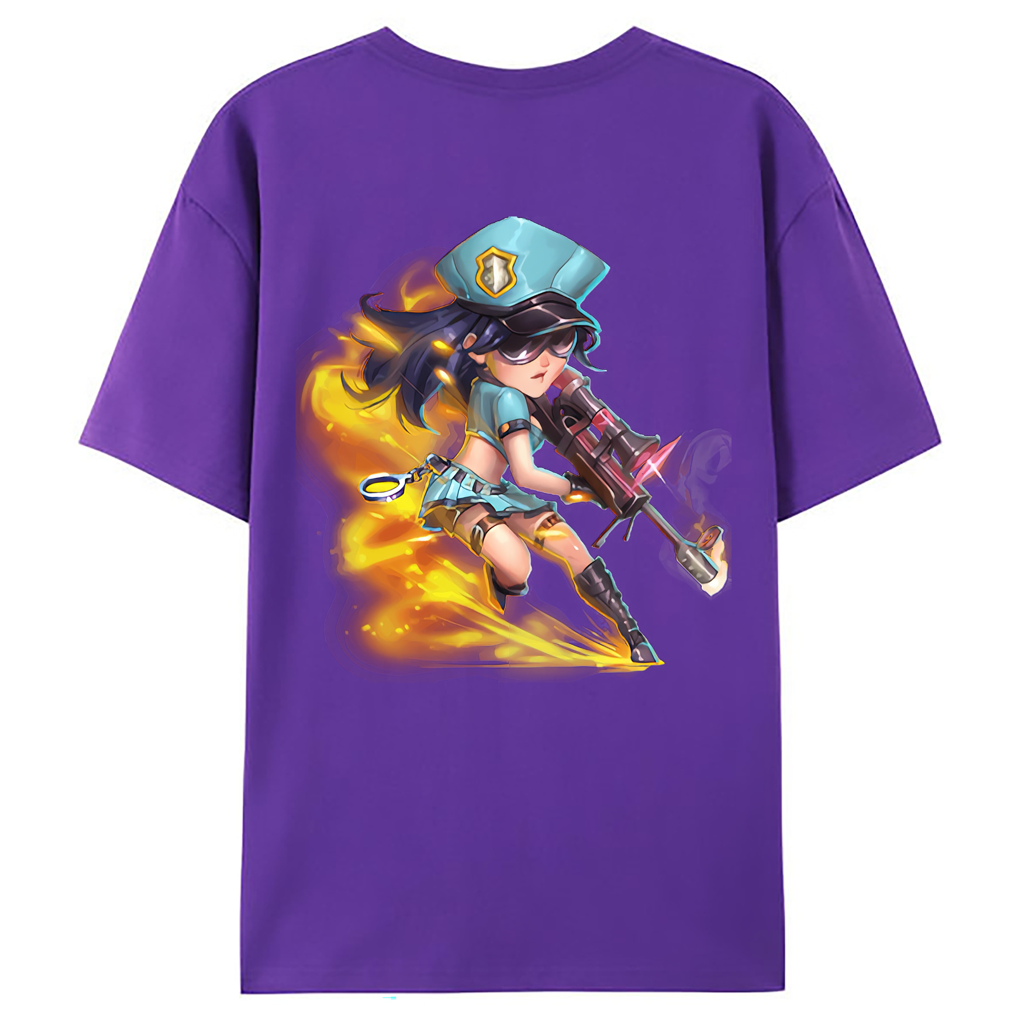 （画像用） リーグ・オブ・レジェンド League of Legends LOL 綿100％ メンズ半袖Tシャツ（バックプリント） 通気性
