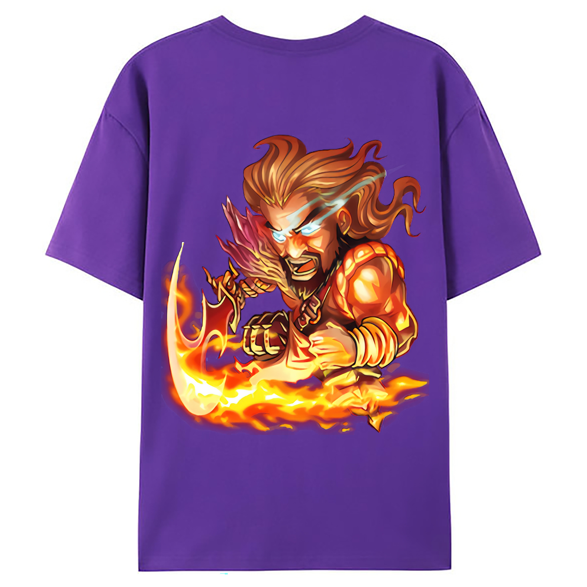 （画像用） リーグ・オブ・レジェンド League of Legends LOL 綿100％ メンズ半袖Tシャツ（バックプリント） 通気性
