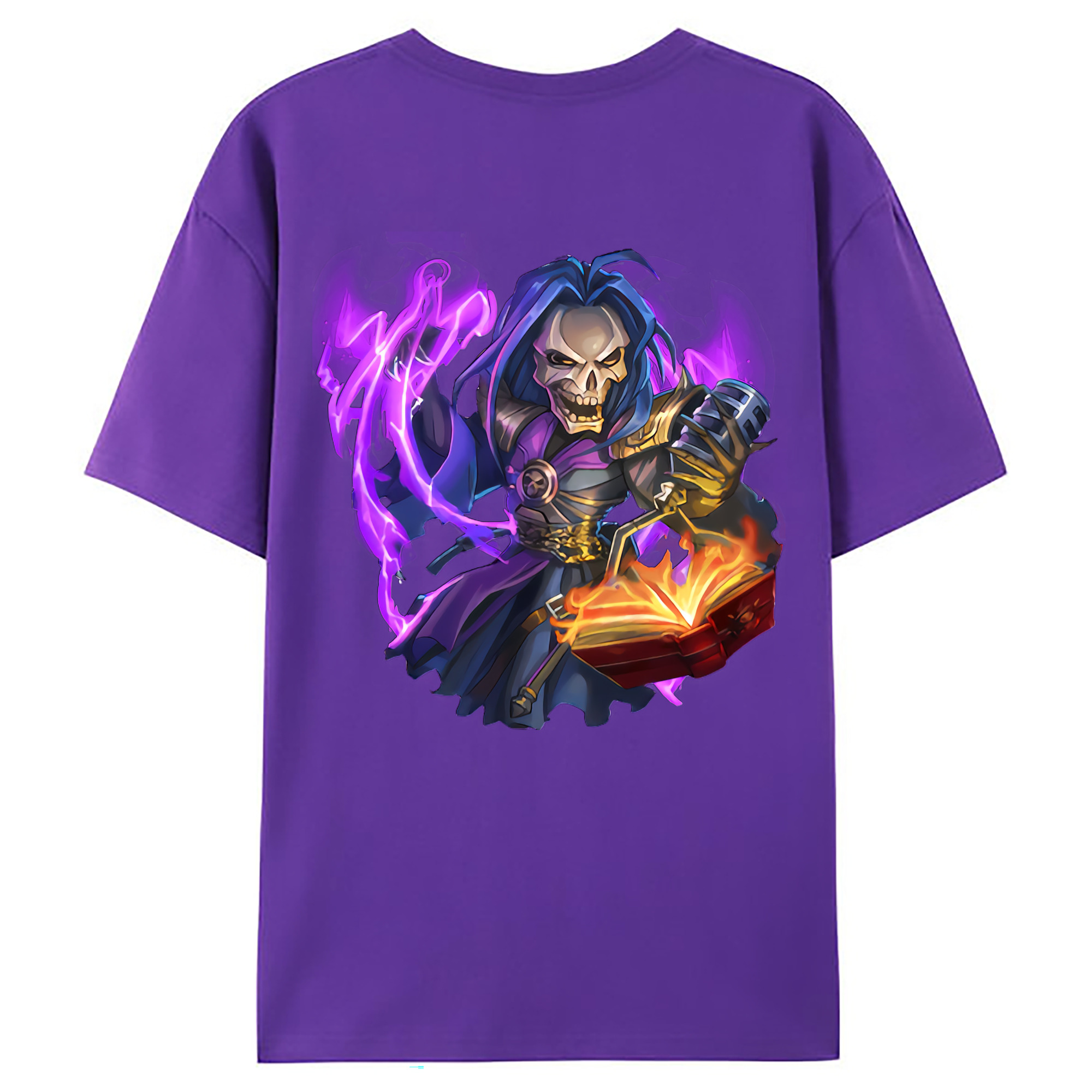 （画像用） リーグ・オブ・レジェンド League of Legends LOL 綿100％ メンズ半袖Tシャツ（バックプリント） 通気性