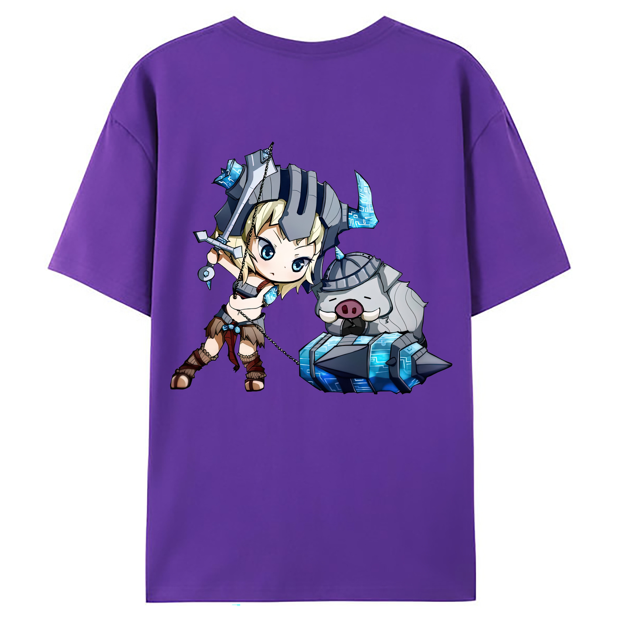 （画像用） リーグ・オブ・レジェンド League of Legends LOL 綿100％ メンズ半袖Tシャツ（バックプリント） 通気性