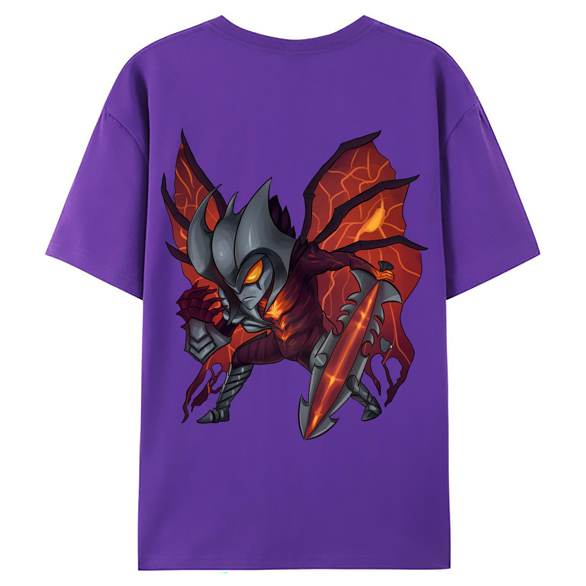 （画像用） リーグ・オブ・レジェンド League of Legends LOL 綿100％ メンズ半袖Tシャツ（バックプリント） 通気性
