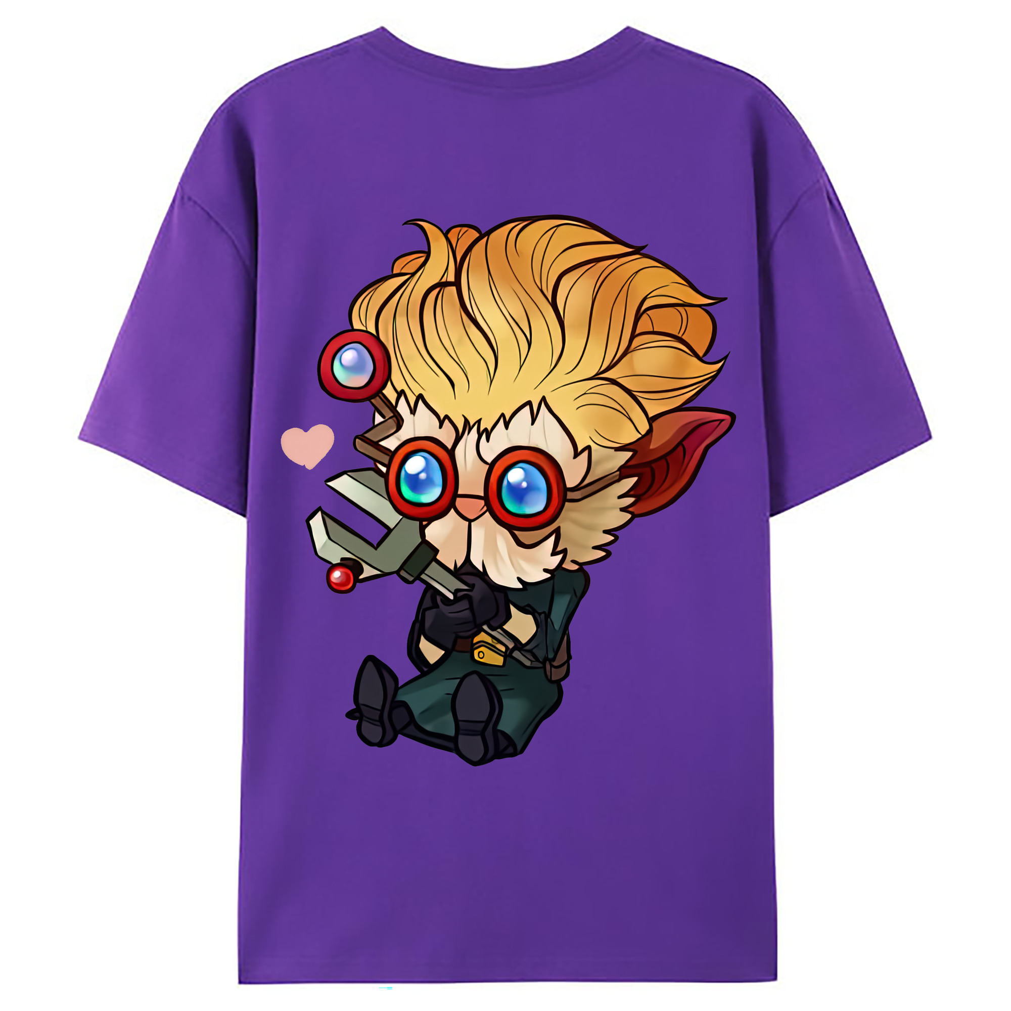 （画像用） リーグ・オブ・レジェンド League of Legends LOL 綿100％ メンズ半袖Tシャツ（バックプリント） 通気性