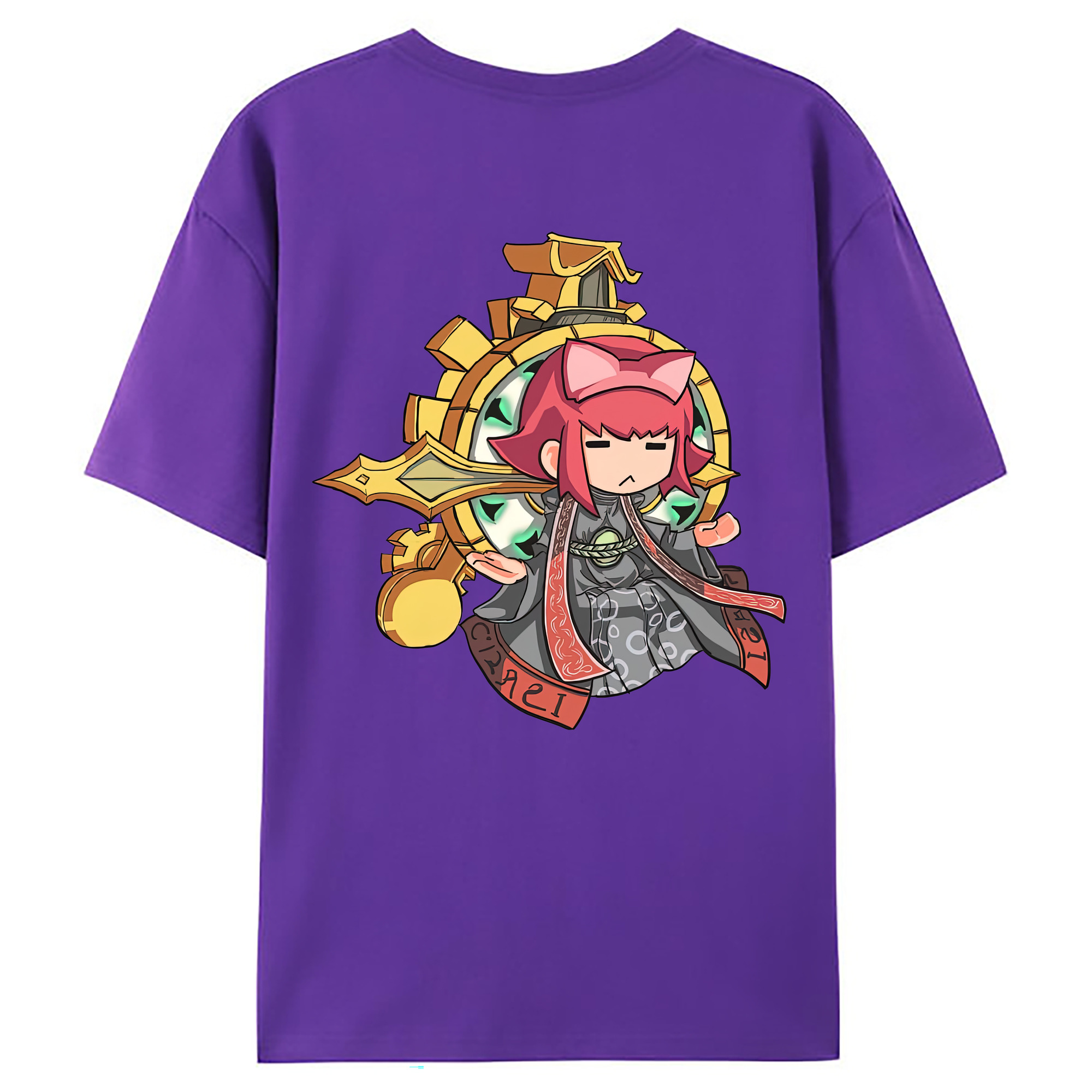 （画像用） リーグ・オブ・レジェンド League of Legends LOL 綿100％ メンズ半袖Tシャツ（バックプリント） 通気性