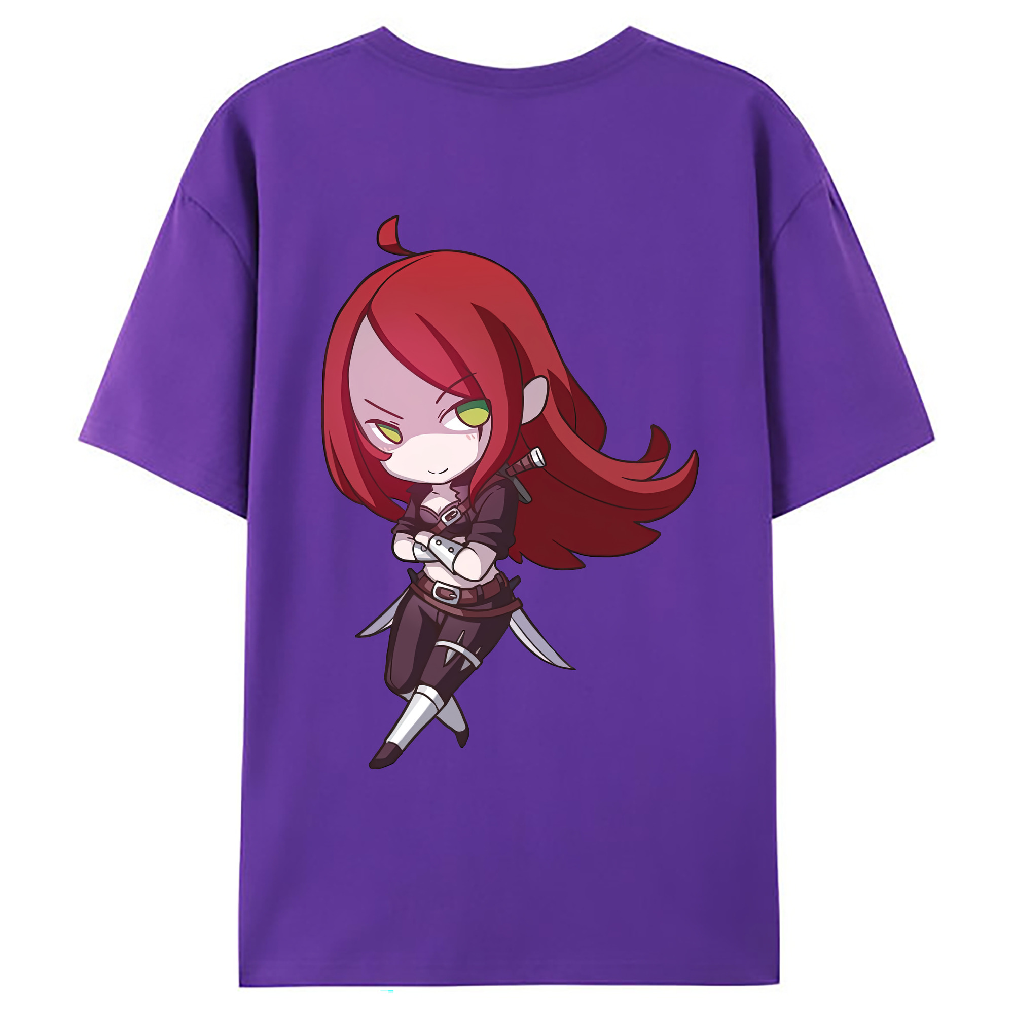 （画像用） リーグ・オブ・レジェンド League of Legends LOL 綿100％ メンズ半袖Tシャツ（バックプリント） 通気性