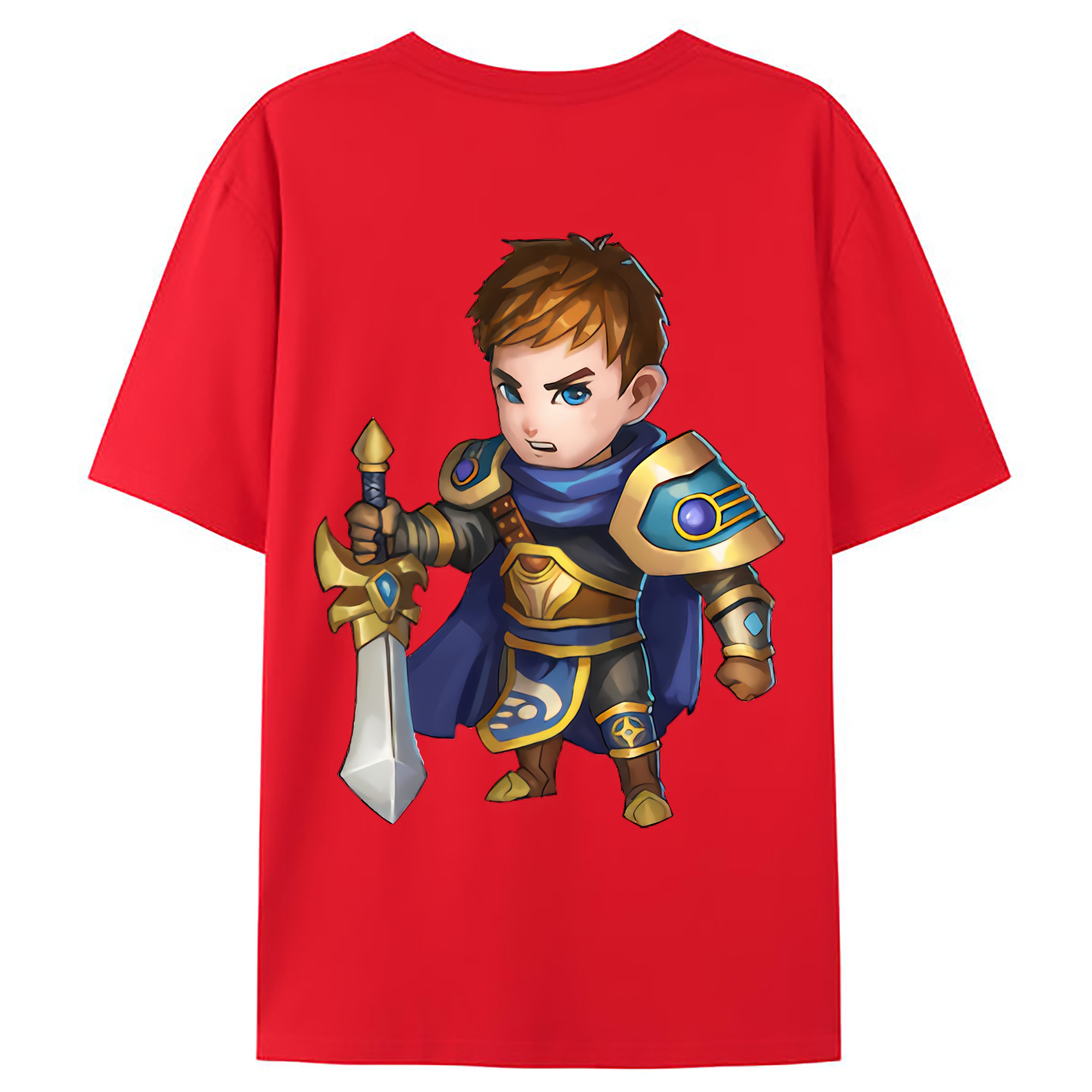 （画像用） リーグ・オブ・レジェンド League of Legends LOL 綿100％ メンズ半袖Tシャツ（バックプリント） 通気性