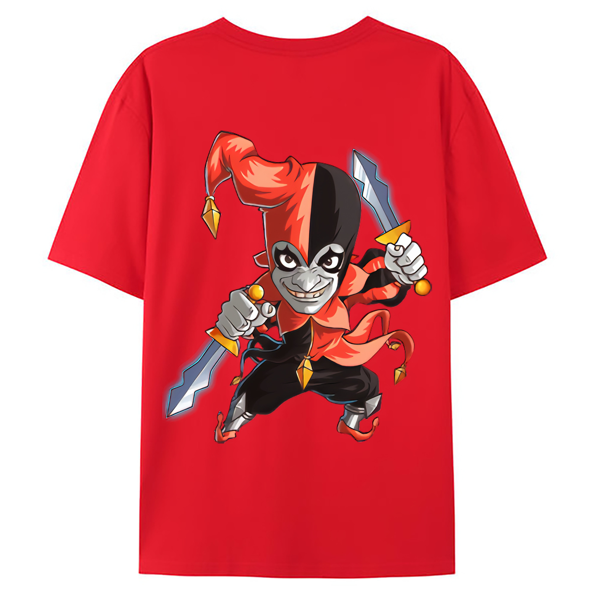 （画像用） リーグ・オブ・レジェンド League of Legends LOL 綿100％ メンズ半袖Tシャツ（バックプリント） 通気性
