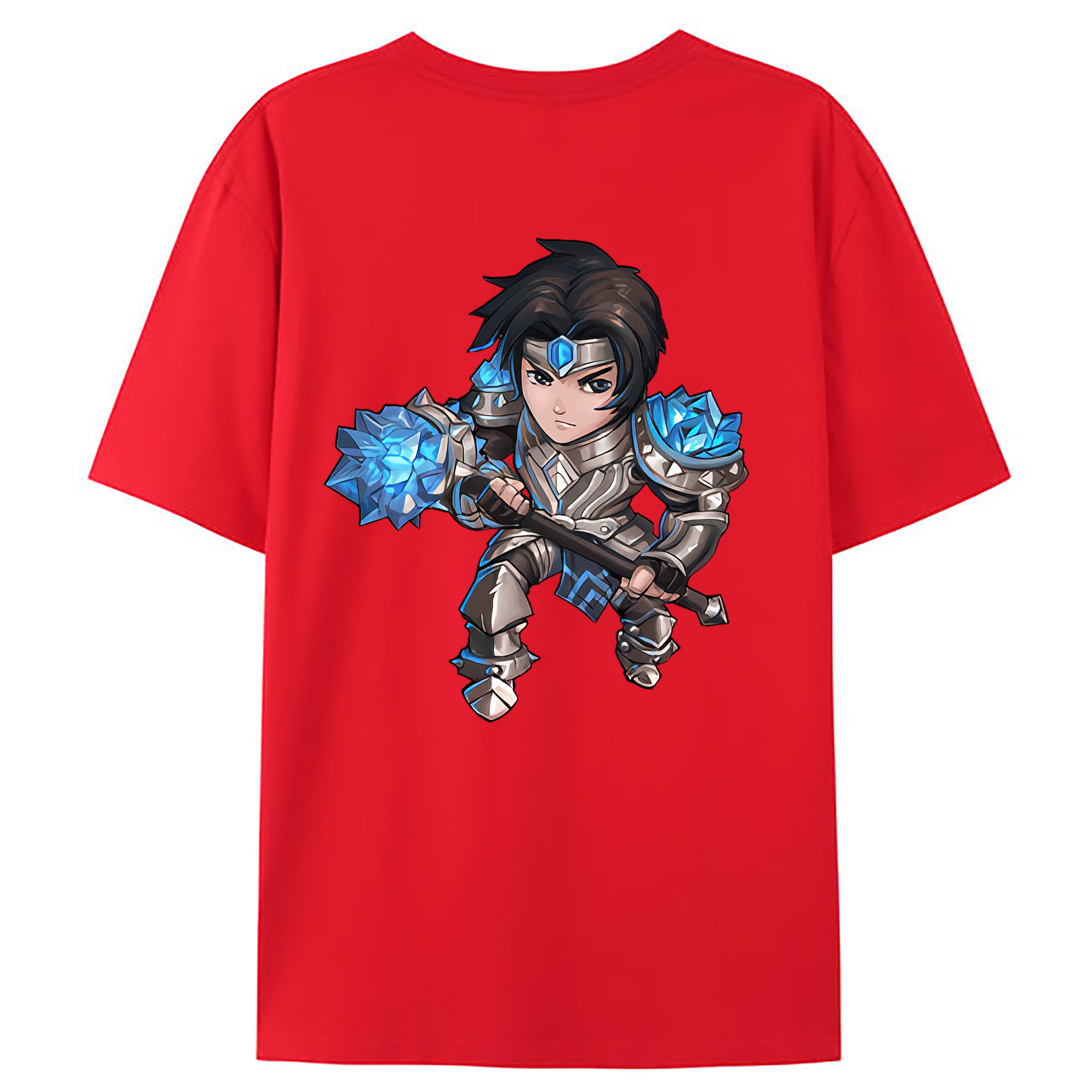 （画像用） リーグ・オブ・レジェンド League of Legends LOL 綿100％ メンズ半袖Tシャツ（バックプリント） 通気性