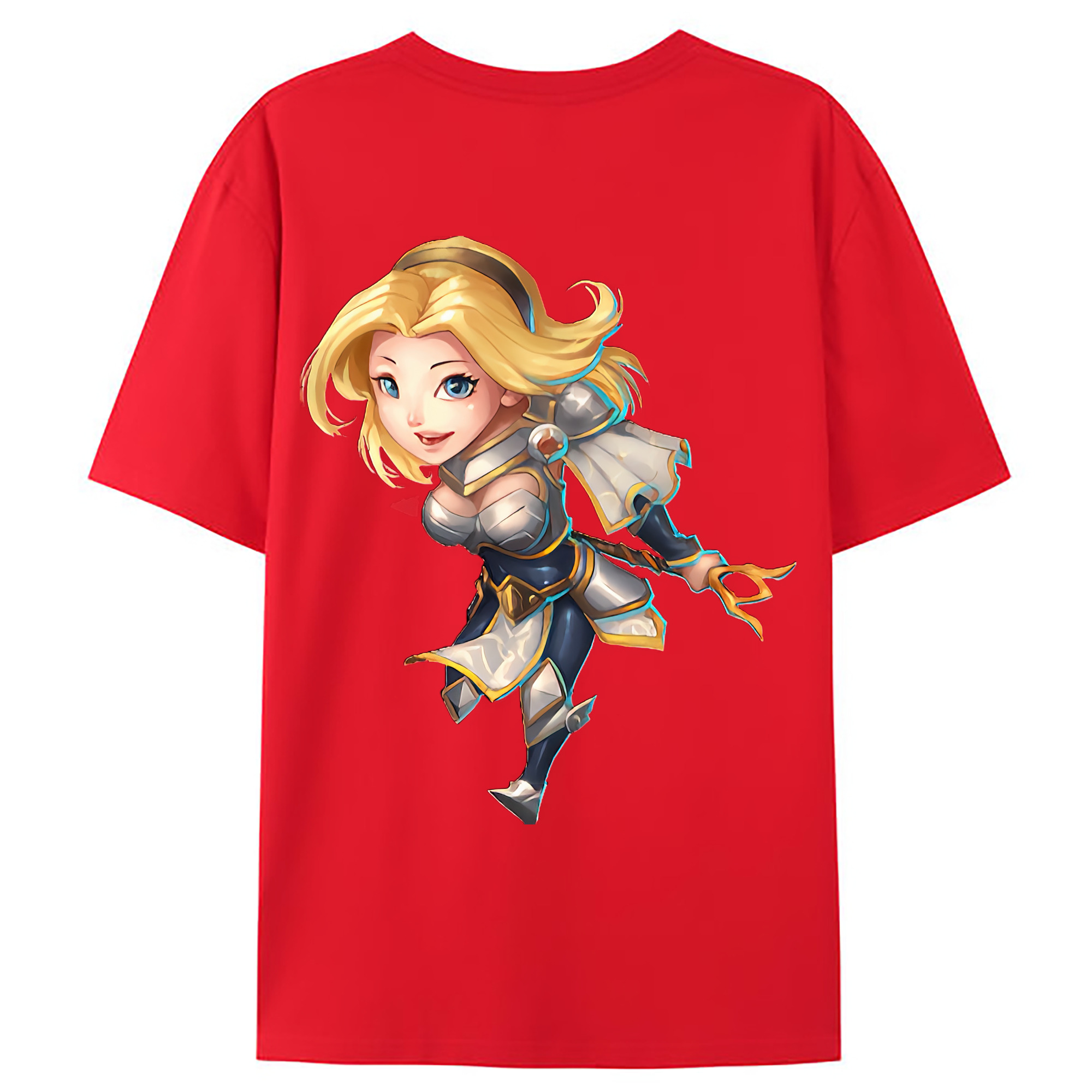 （画像用） リーグ・オブ・レジェンド League of Legends LOL 綿100％ メンズ半袖Tシャツ（バックプリント） 通気性