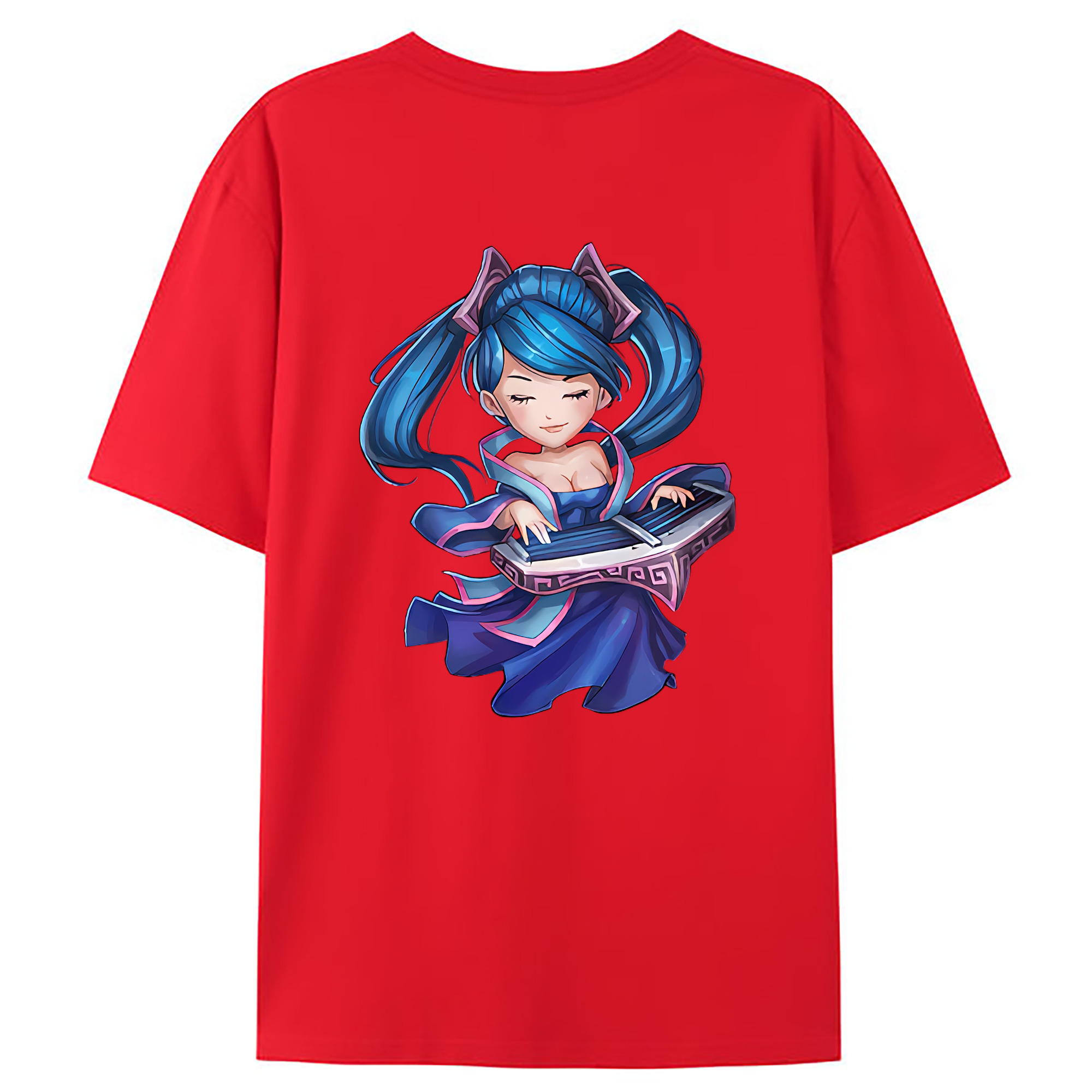 （画像用） リーグ・オブ・レジェンド League of Legends LOL 綿100％ メンズ半袖Tシャツ（バックプリント） 通気性