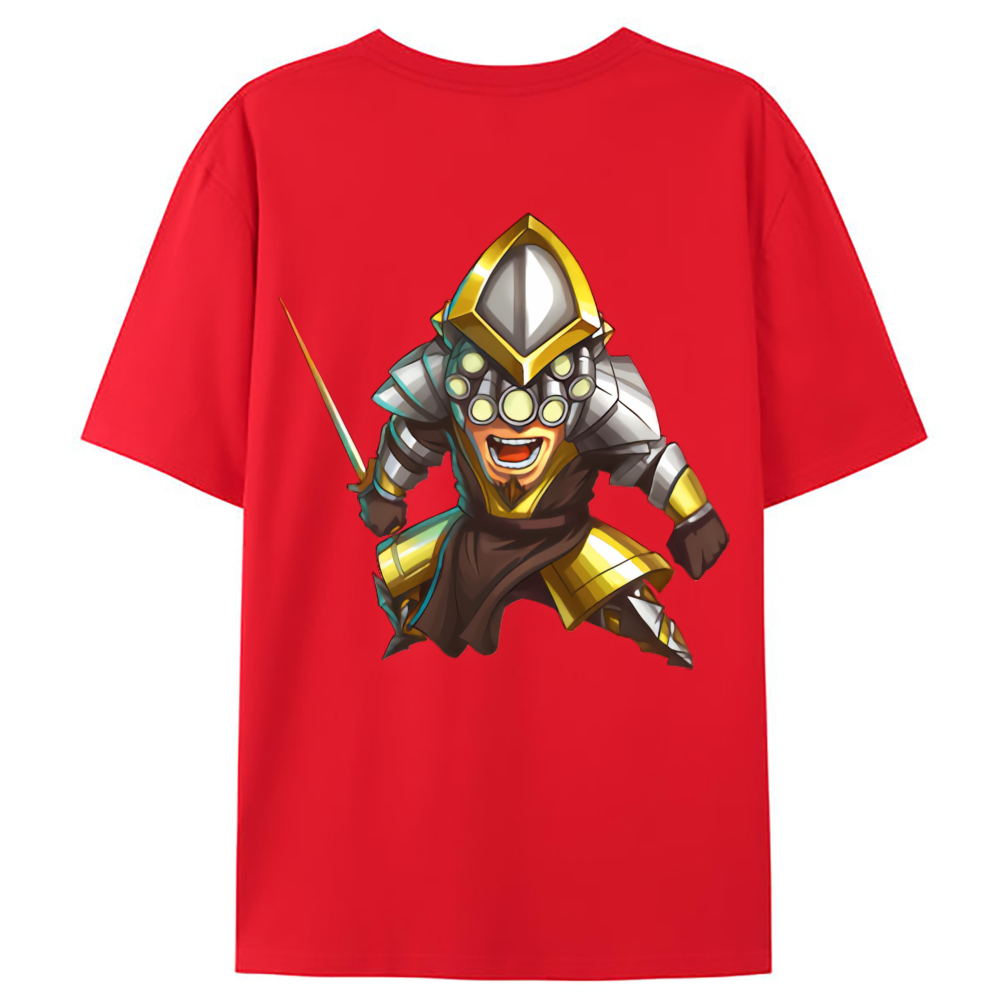 （画像用） リーグ・オブ・レジェンド League of Legends LOL 綿100％ メンズ半袖Tシャツ（バックプリント） 通気性