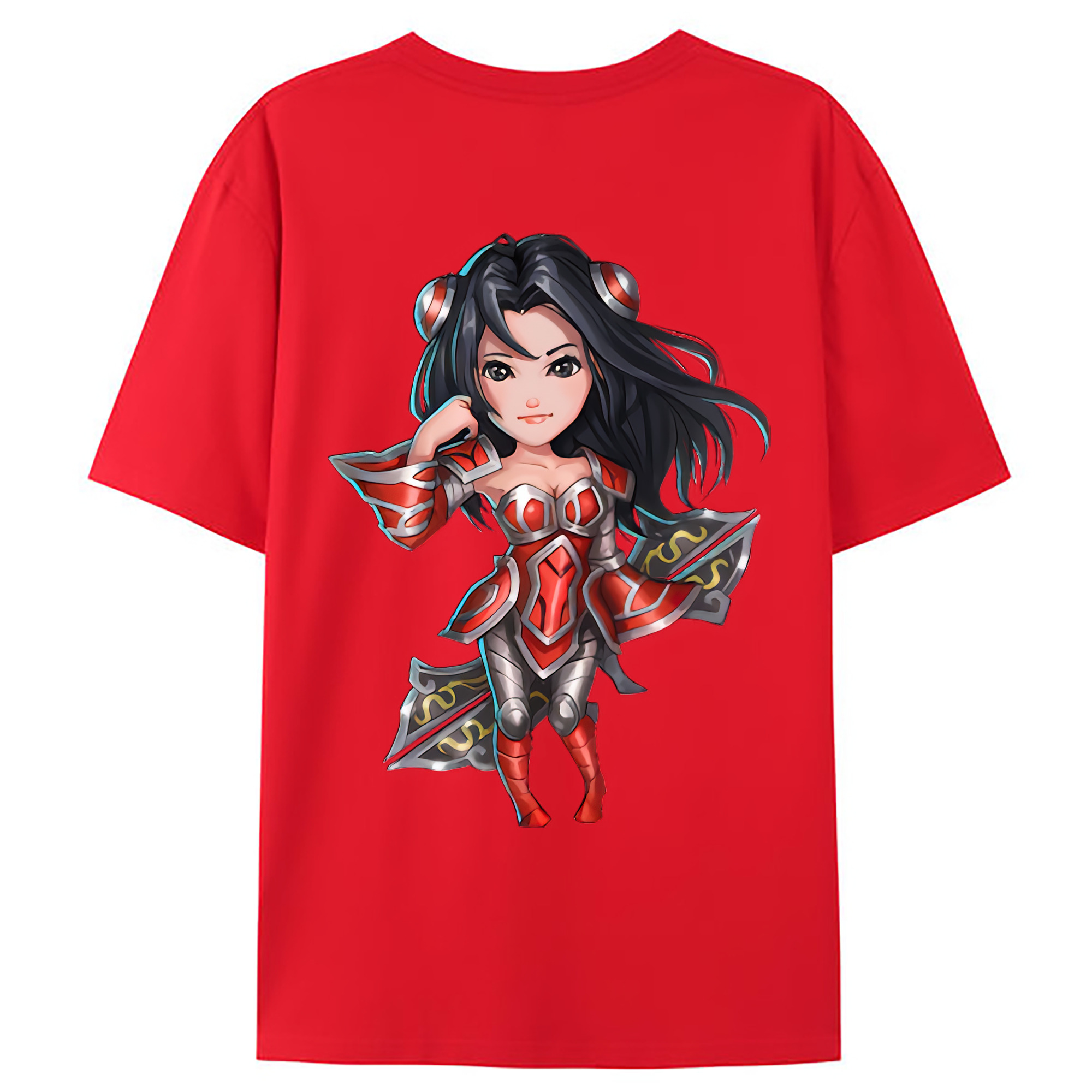 （画像用） リーグ・オブ・レジェンド League of Legends LOL 綿100％ メンズ半袖Tシャツ（バックプリント） 通気性