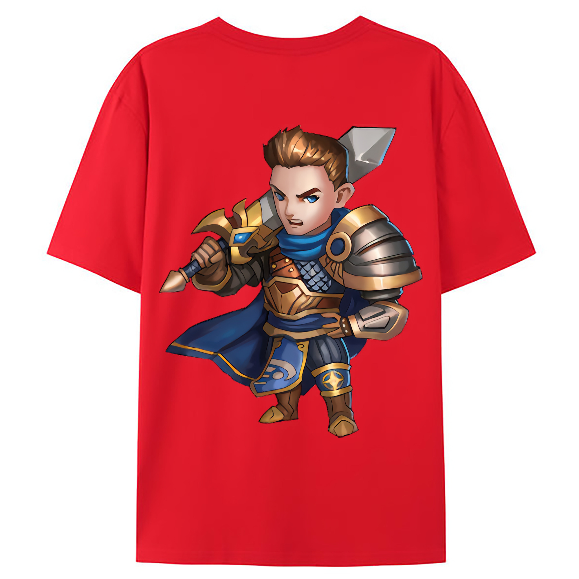 （画像用） リーグ・オブ・レジェンド League of Legends LOL 綿100％ メンズ半袖Tシャツ（バックプリント） 通気性