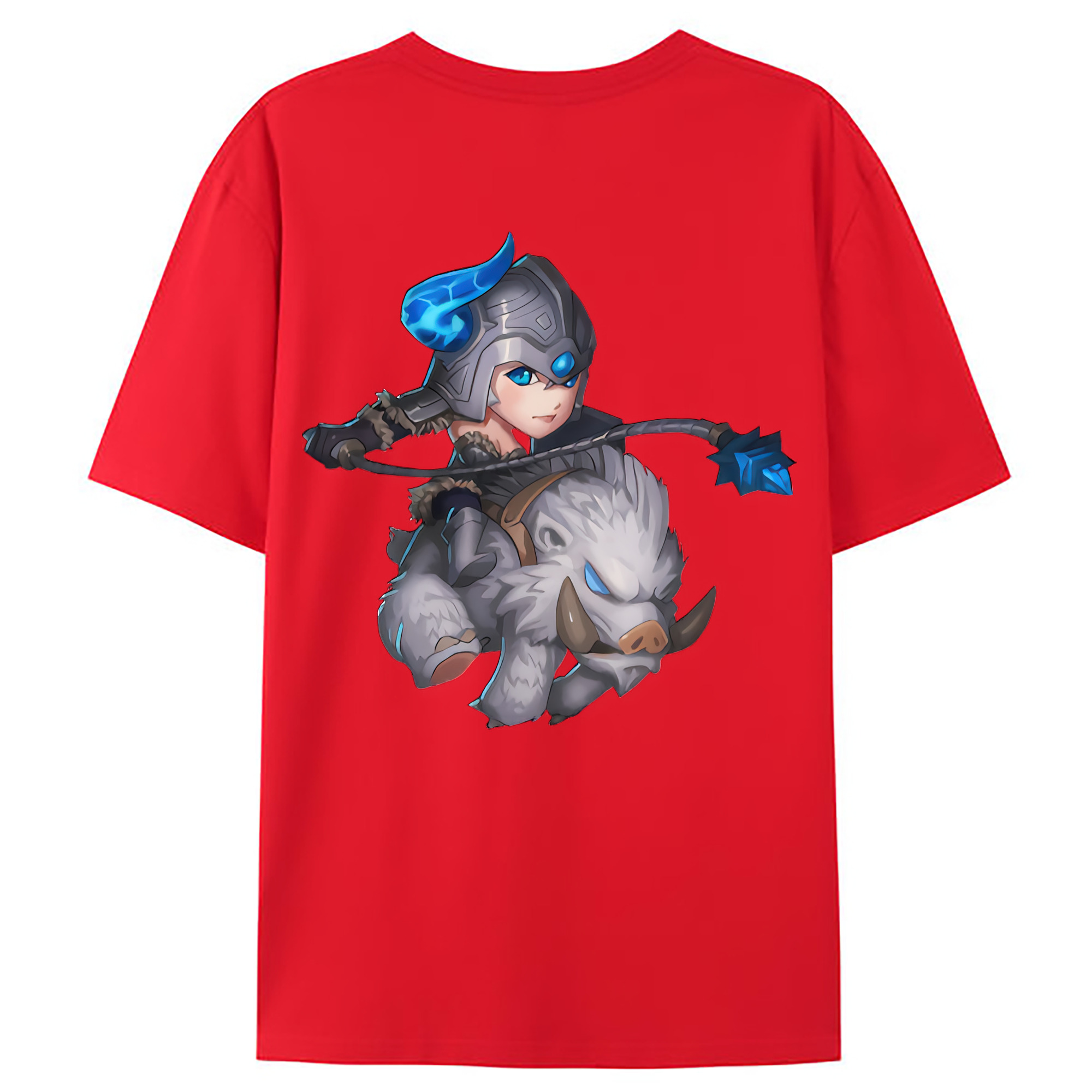 （画像用） リーグ・オブ・レジェンド League of Legends LOL 綿100％ メンズ半袖Tシャツ（バックプリント） 通気性