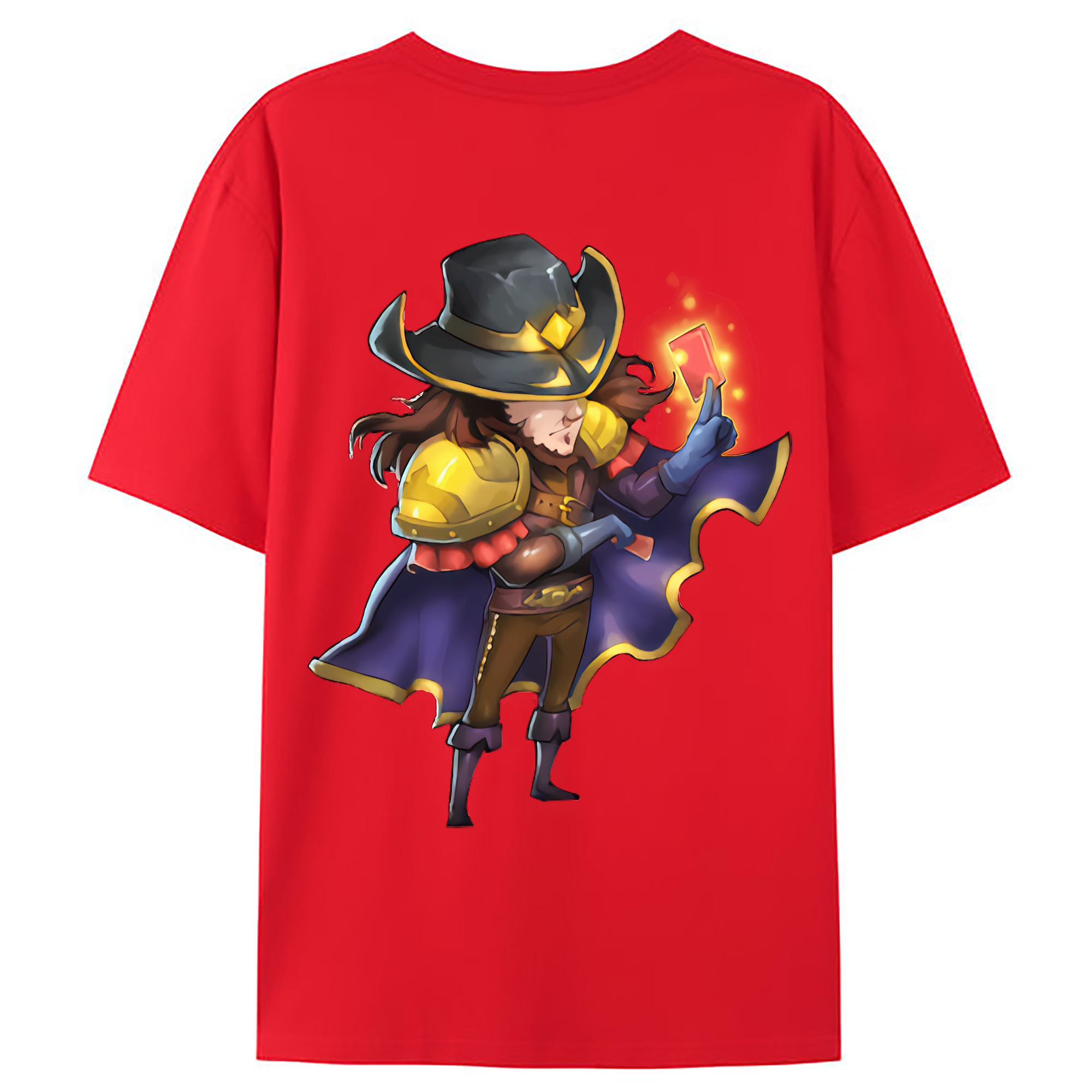 （画像用） リーグ・オブ・レジェンド League of Legends LOL 綿100％ メンズ半袖Tシャツ（バックプリント） 通気性