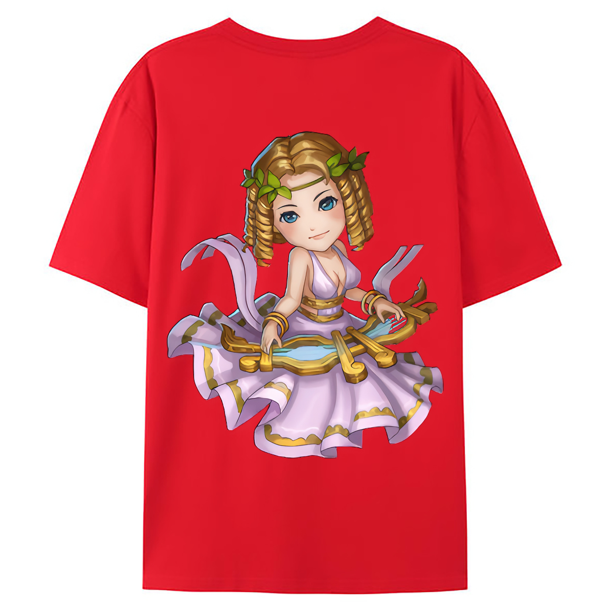 （画像用） リーグ・オブ・レジェンド League of Legends LOL 綿100％ メンズ半袖Tシャツ（バックプリント） 通気性