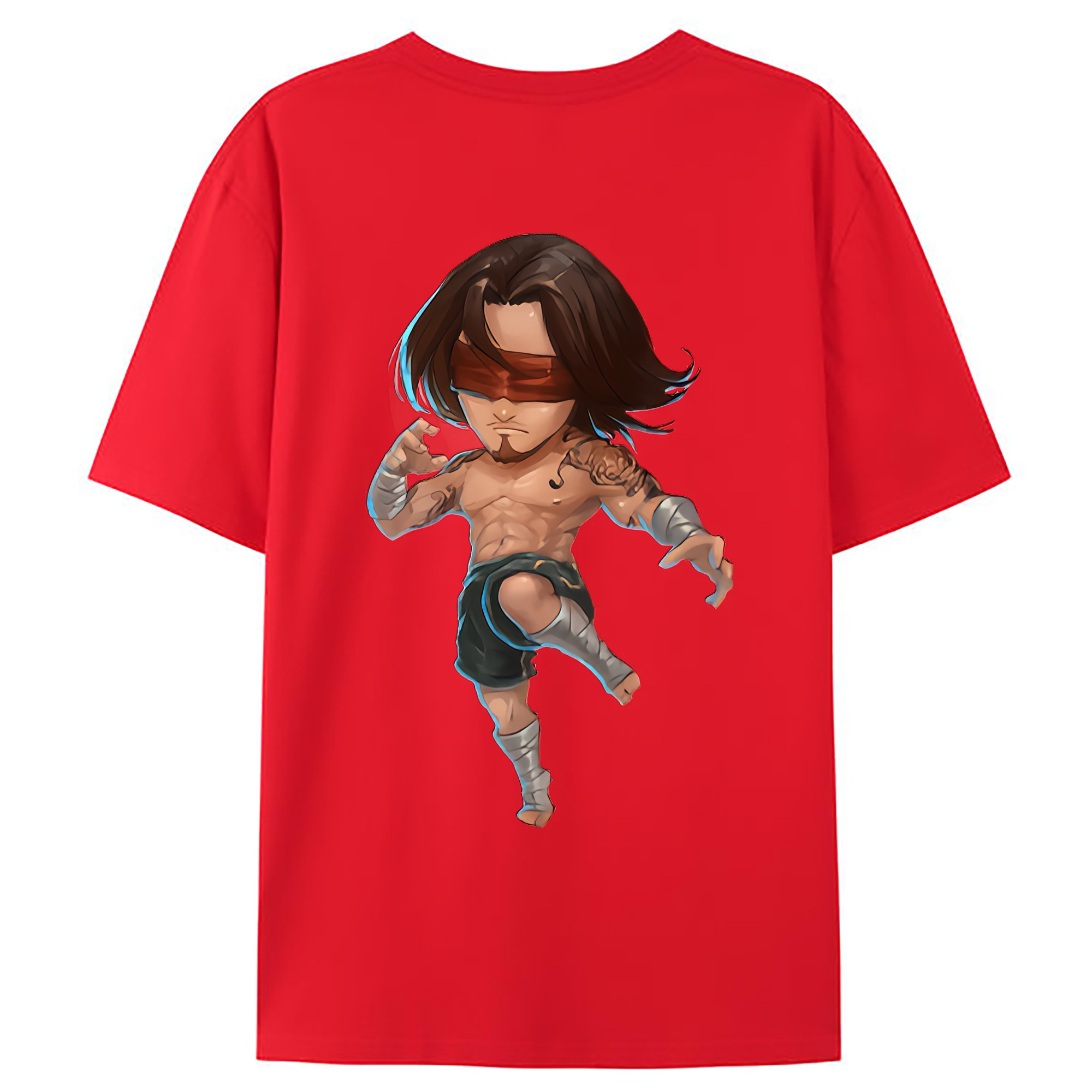 （画像用） リーグ・オブ・レジェンド League of Legends LOL 綿100％ メンズ半袖Tシャツ（バックプリント） 通気性
