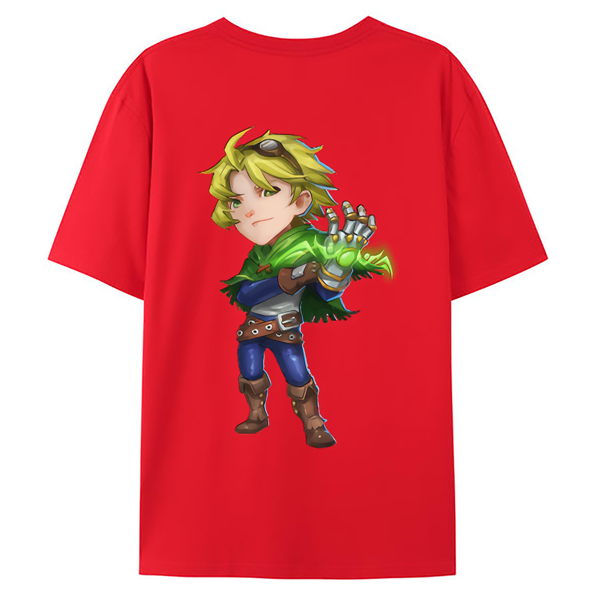 （画像用） リーグ・オブ・レジェンド League of Legends LOL 綿100％ メンズ半袖Tシャツ（バックプリント） 通気性