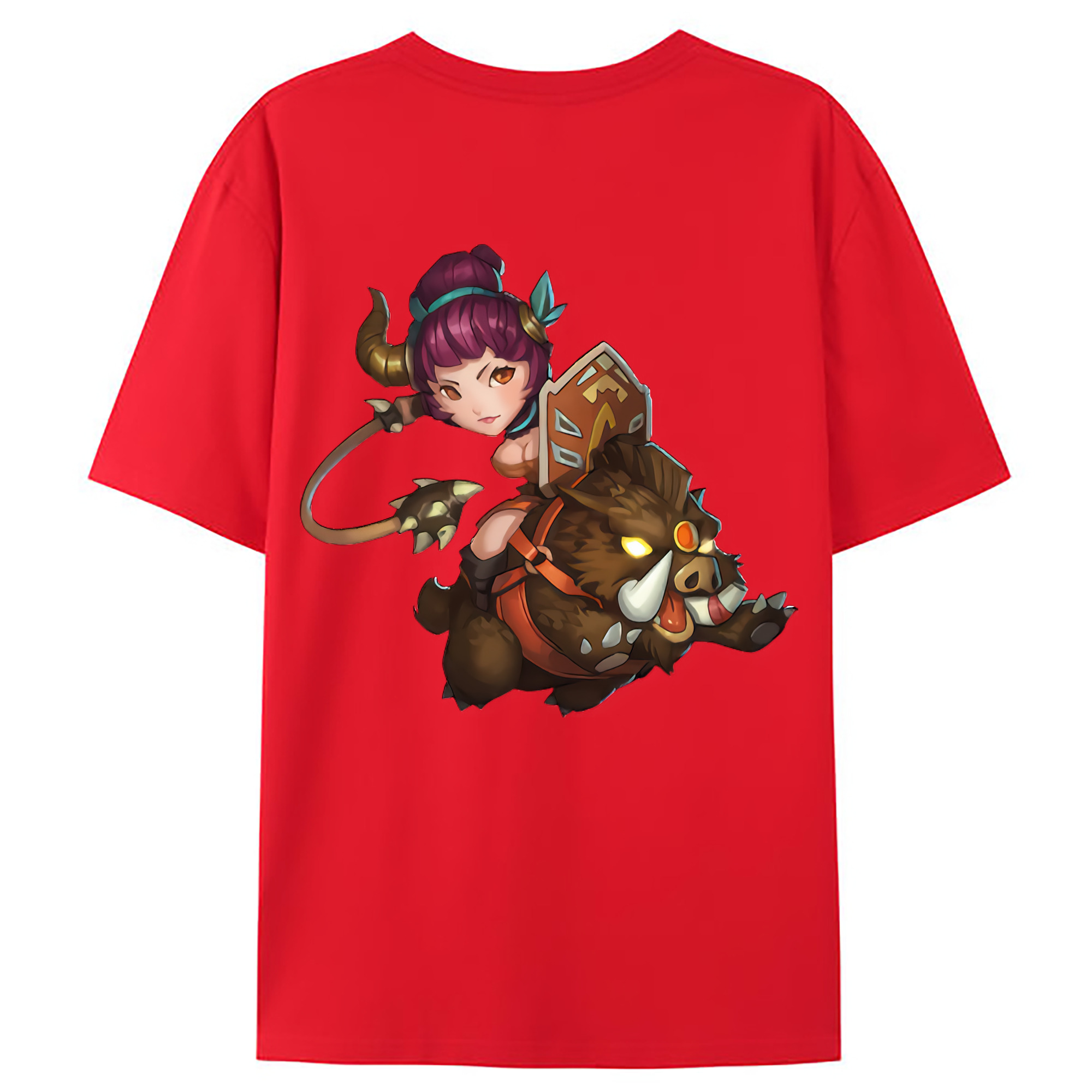 （画像用） リーグ・オブ・レジェンド League of Legends LOL 綿100％ メンズ半袖Tシャツ（バックプリント） 通気性