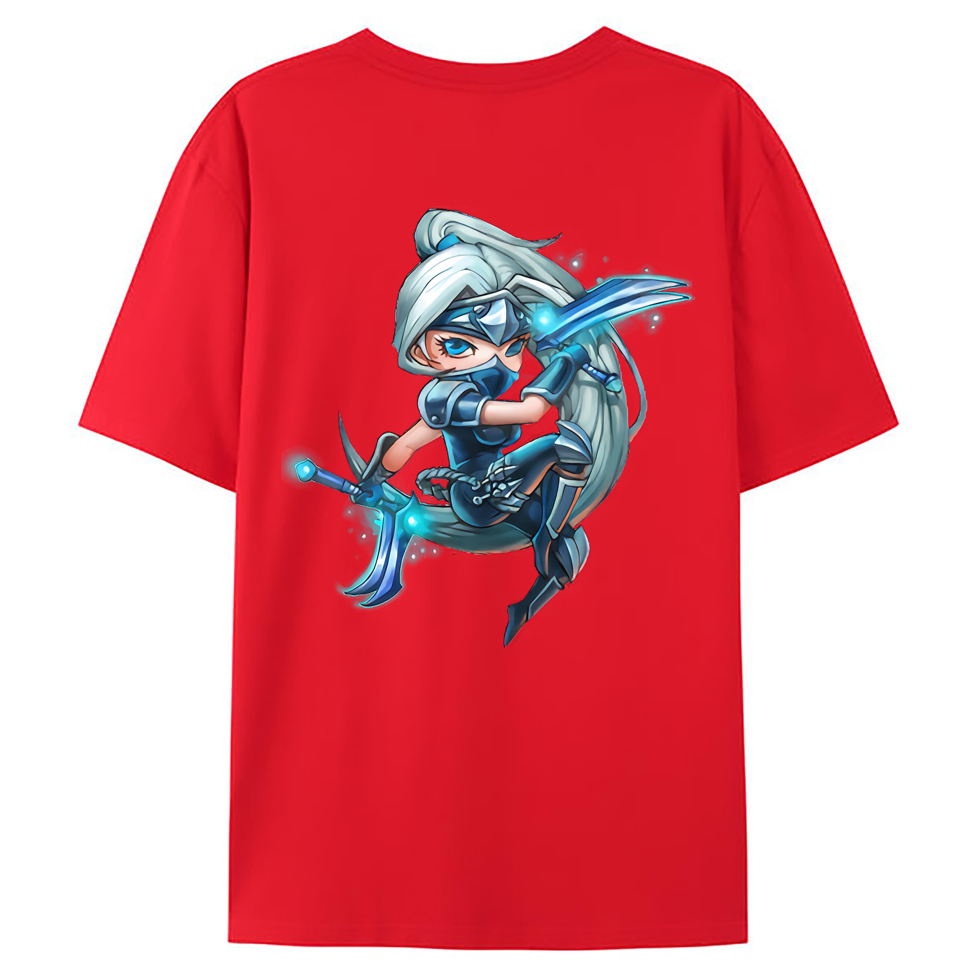 （画像用） リーグ・オブ・レジェンド League of Legends LOL 綿100％ メンズ半袖Tシャツ（バックプリント） 通気性