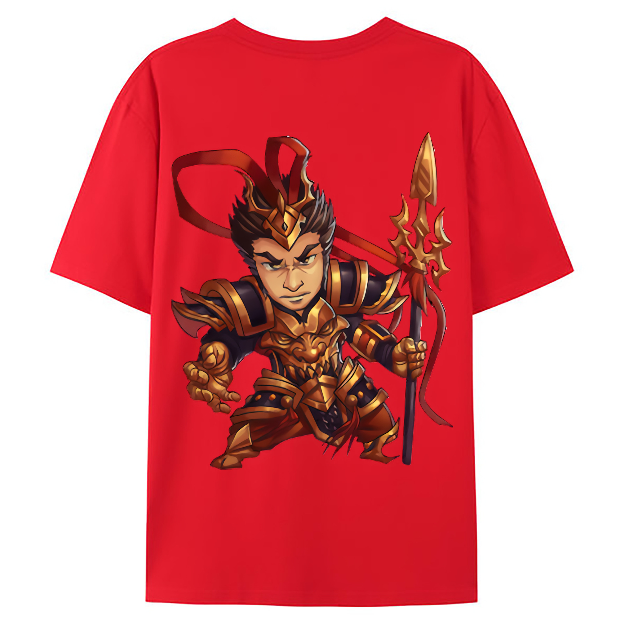 （画像用） リーグ・オブ・レジェンド League of Legends LOL 綿100％ メンズ半袖Tシャツ（バックプリント） 通気性