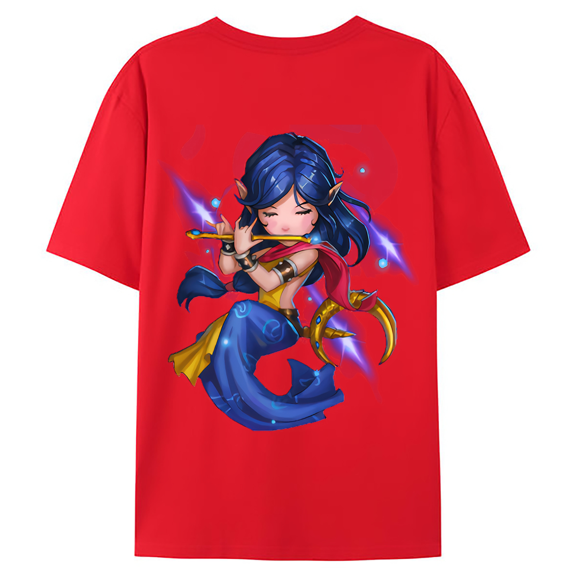 （画像用） リーグ・オブ・レジェンド League of Legends LOL 綿100％ メンズ半袖Tシャツ（バックプリント） 通気性