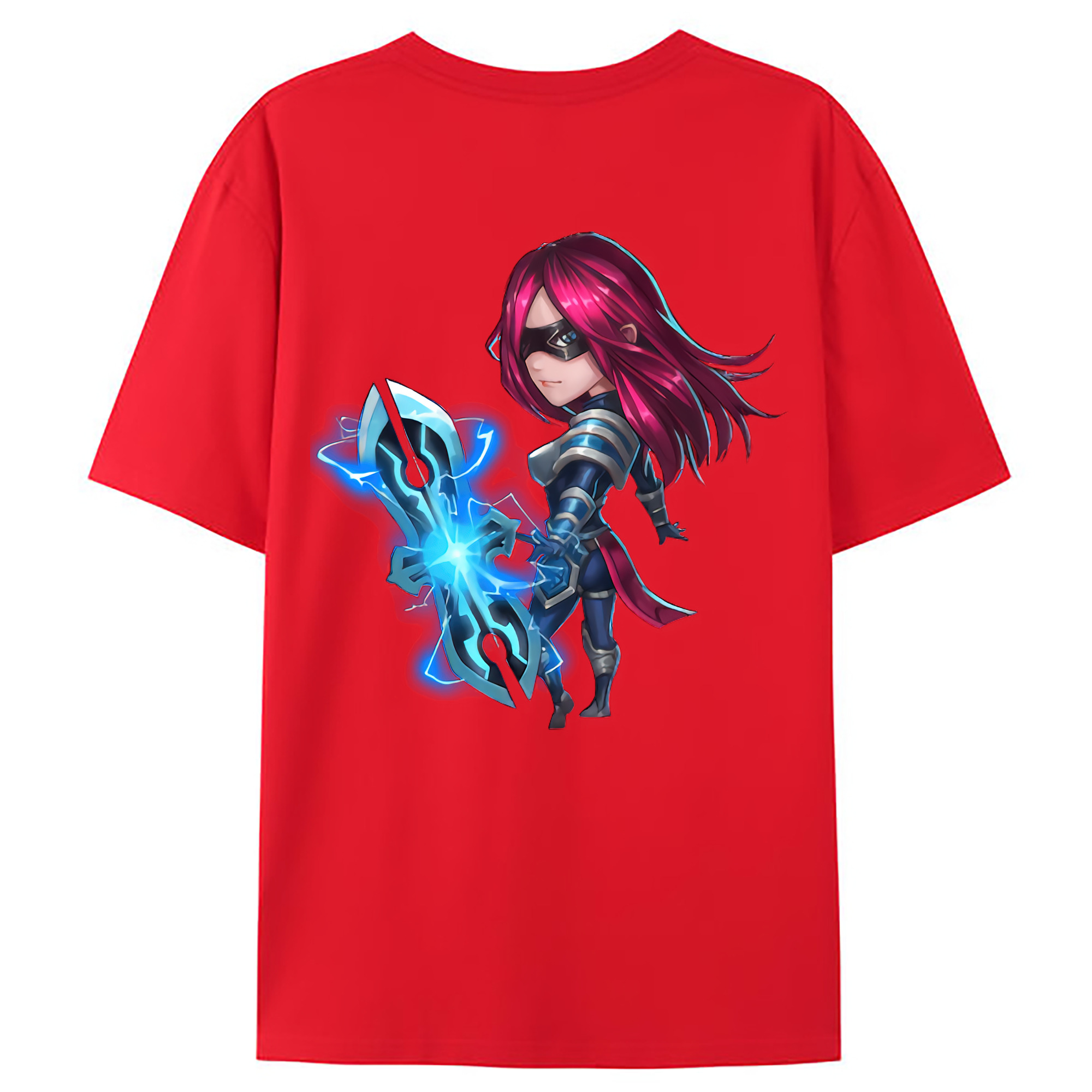 （画像用） リーグ・オブ・レジェンド League of Legends LOL 綿100％ メンズ半袖Tシャツ（バックプリント） 通気性