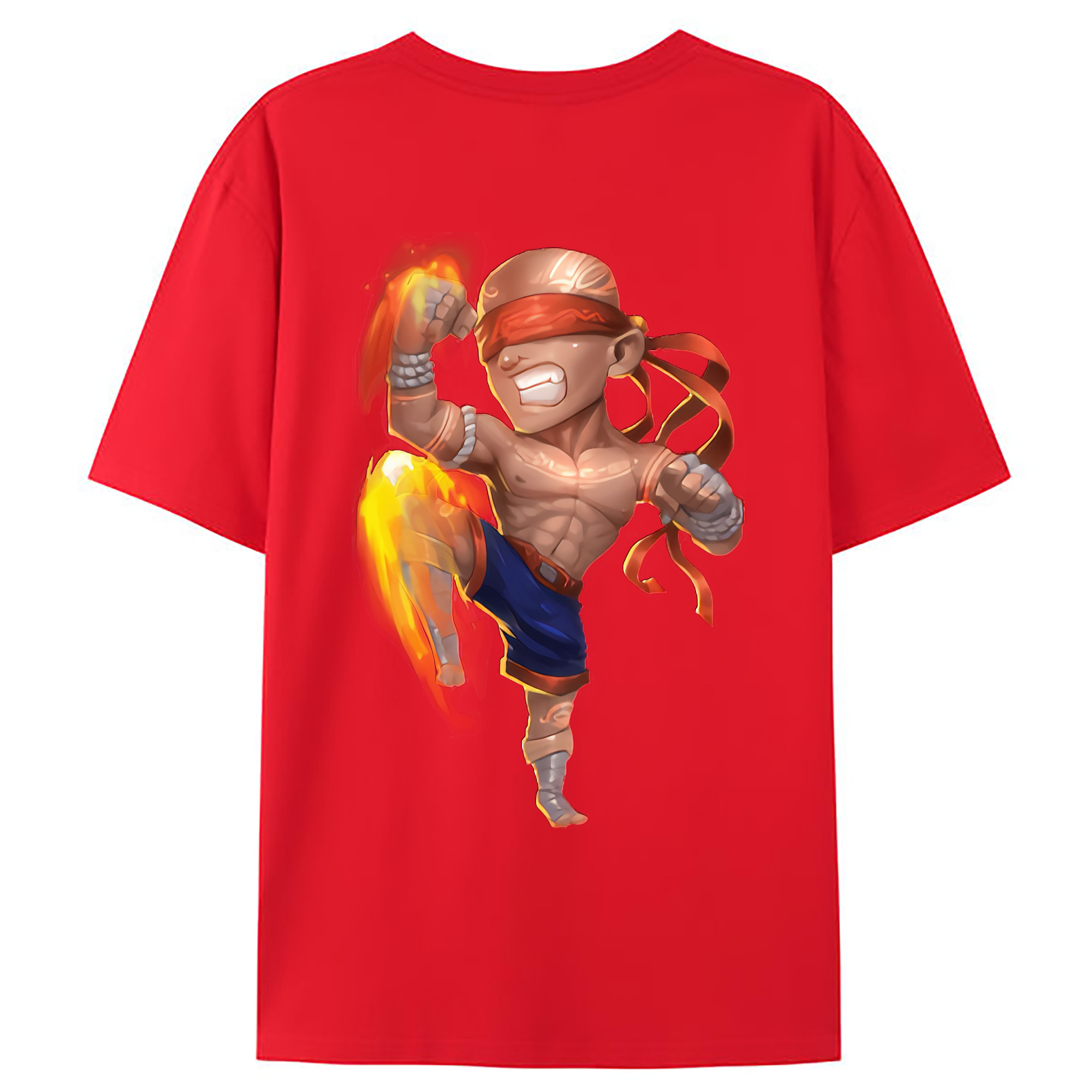 （画像用） リーグ・オブ・レジェンド League of Legends LOL 綿100％ メンズ半袖Tシャツ（バックプリント） 通気性