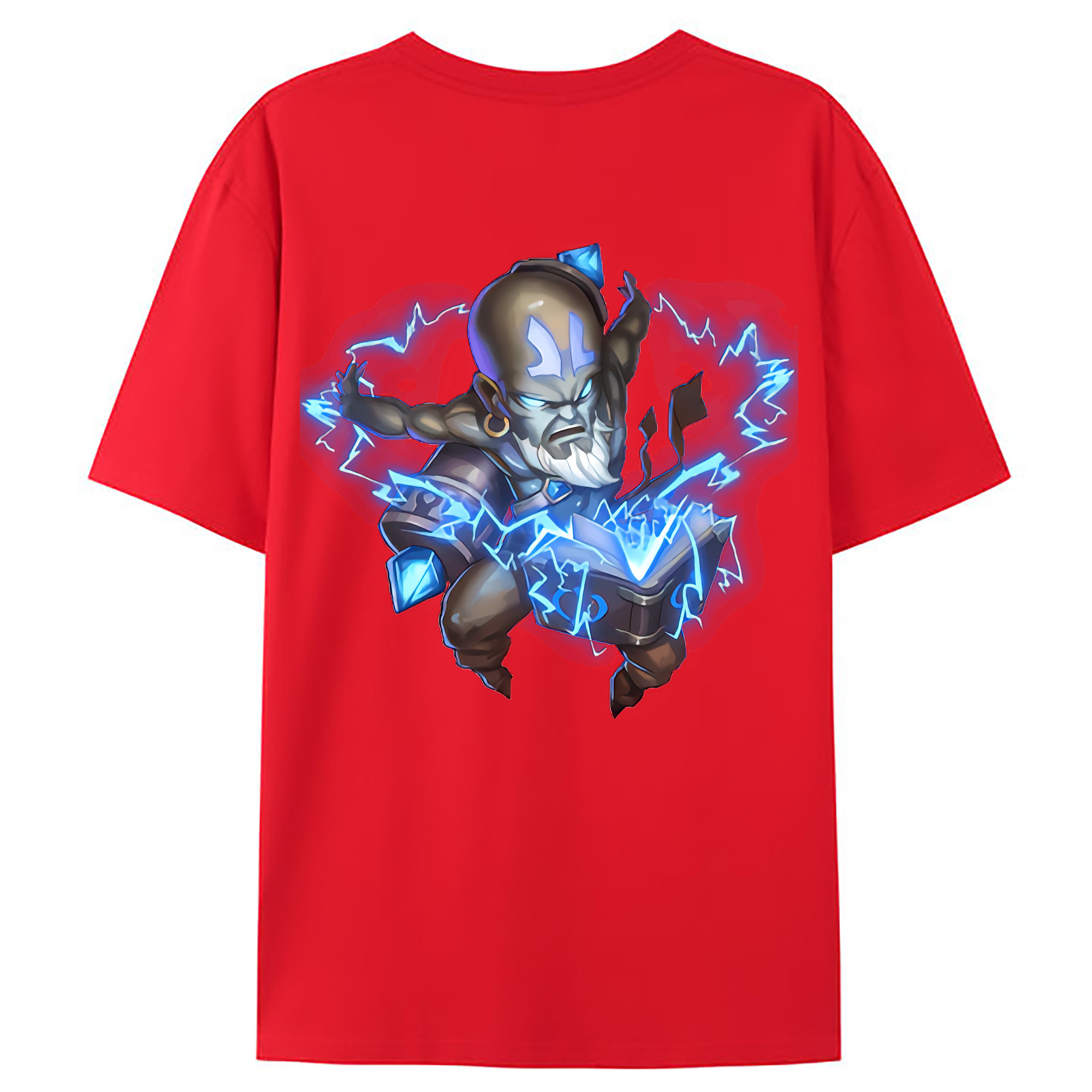 （画像用） リーグ・オブ・レジェンド League of Legends LOL 綿100％ メンズ半袖Tシャツ（バックプリント） 通気性