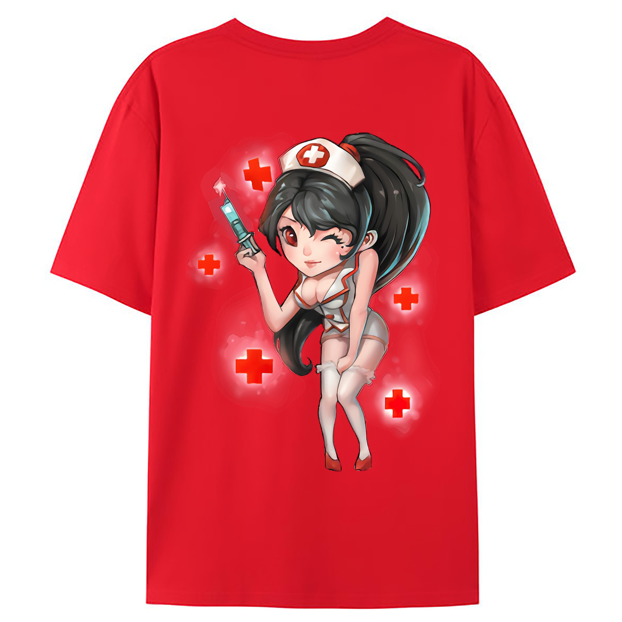 （画像用） リーグ・オブ・レジェンド League of Legends LOL 綿100％ メンズ半袖Tシャツ（バックプリント） 通気性