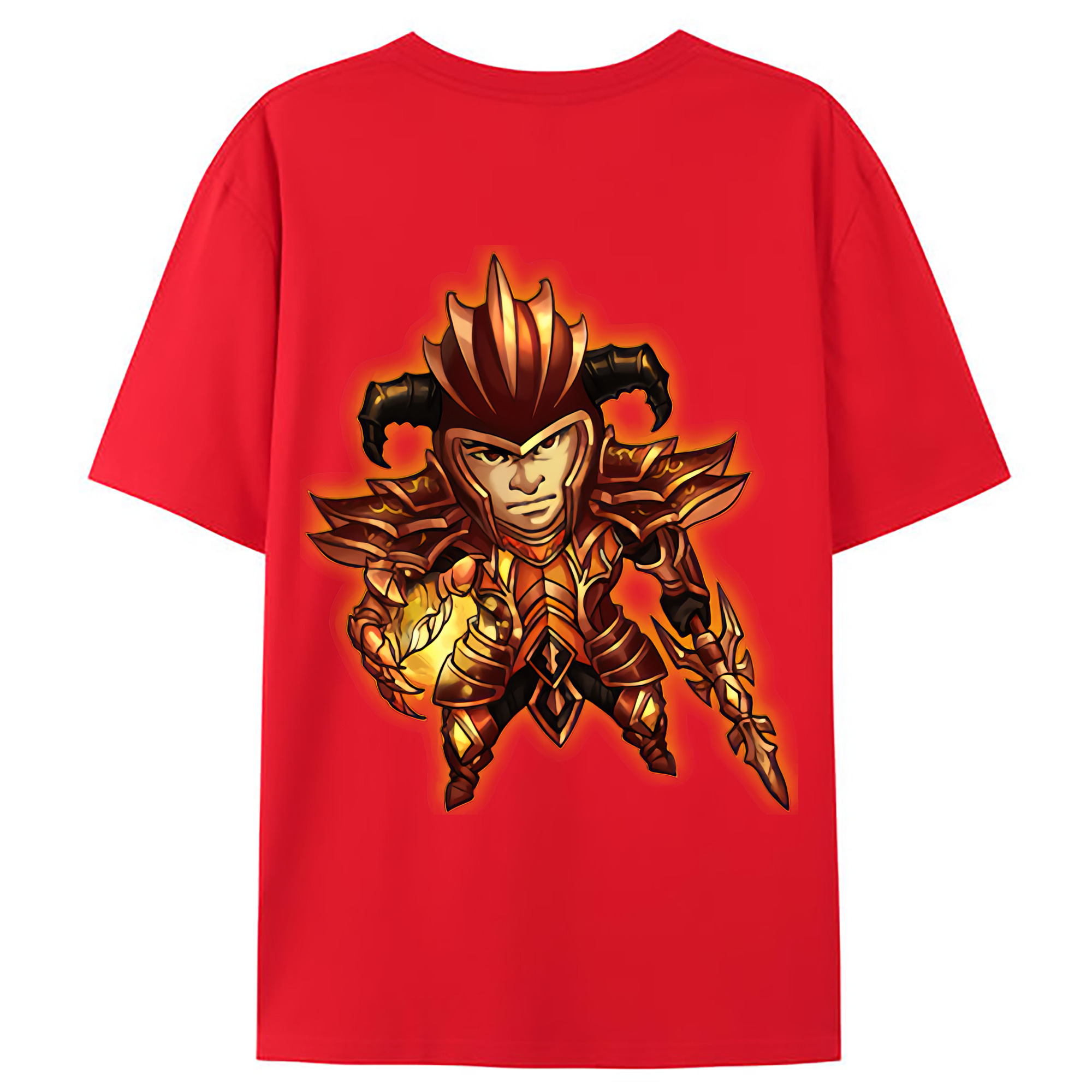 （画像用） リーグ・オブ・レジェンド League of Legends LOL 綿100％ メンズ半袖Tシャツ（バックプリント） 通気性