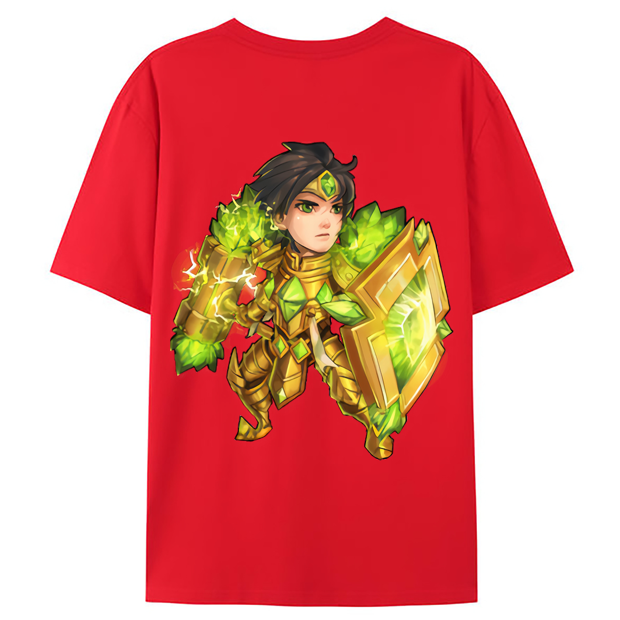 （画像用） リーグ・オブ・レジェンド League of Legends LOL 綿100％ メンズ半袖Tシャツ（バックプリント） 通気性